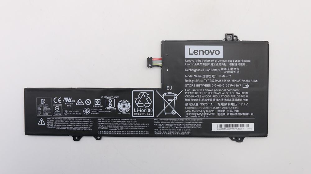 Genuine Lenovo Battery  5B10M55951 IdeaPad 720S-14IKB (81BD) Laptop