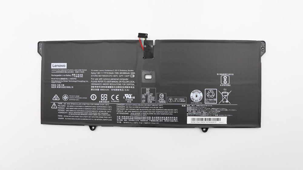 Lenovo IdeaPad Yoga 920-13IKB Glass Laptop BATTERY - 5B10N01565
