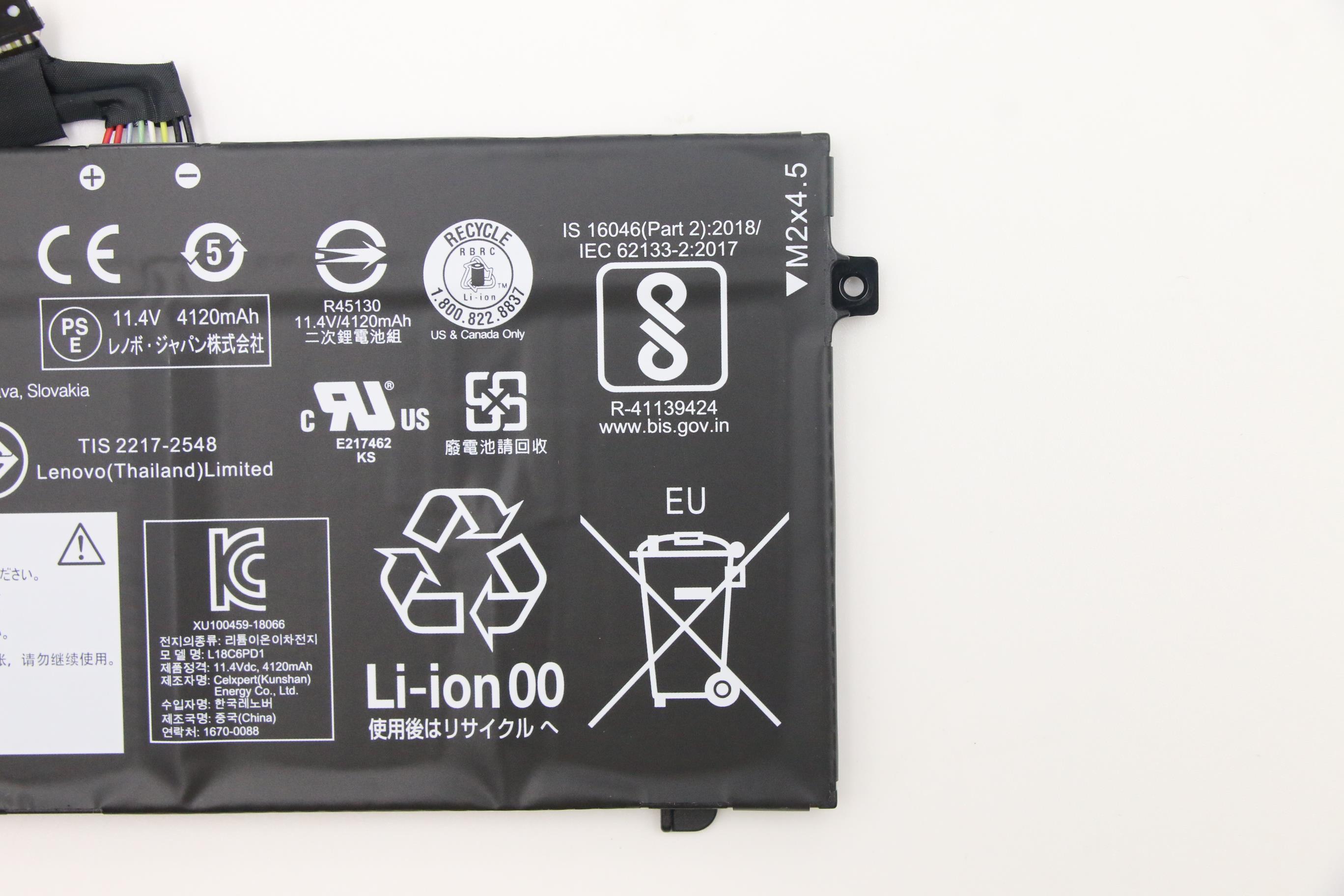 Lenovo Part  Original Lenovo 6 Cell Battery, 48Wh, Li-ion