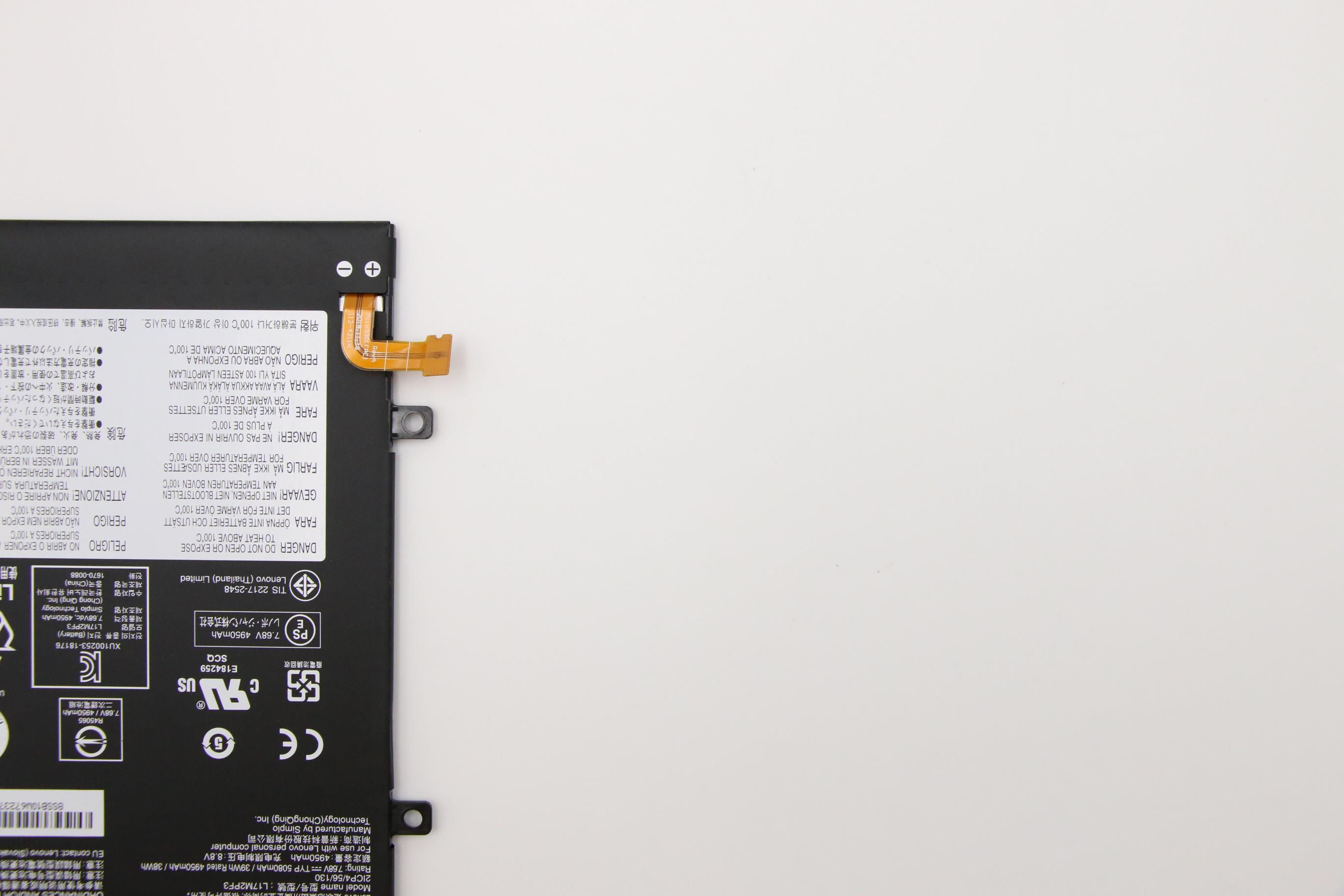 5B10W67245 - Original Lenovo SP/A L17M2PF3 7.68V 39Wh 2cell L17M2PF3 SB10W67237