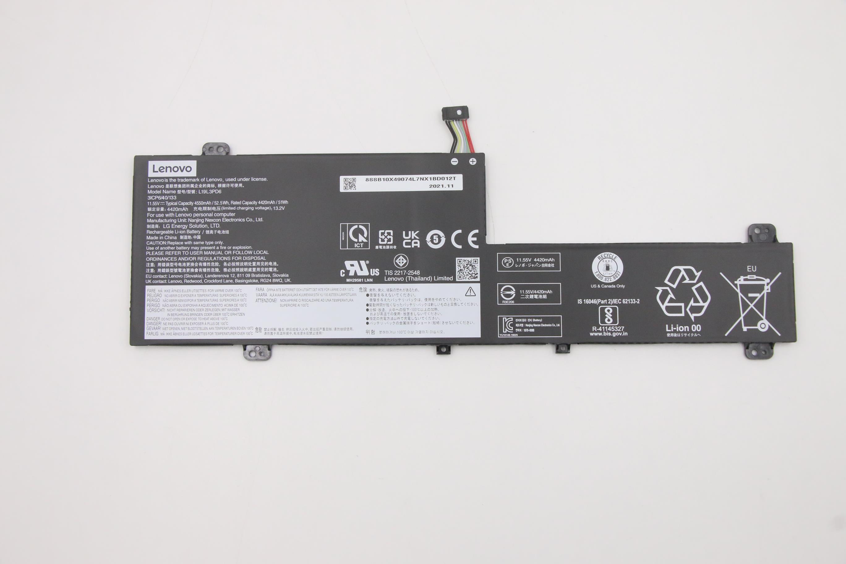 Alimentatore Lenovo Originale USB-C 65W – Per IdeaPad Flex 5, ThinkPad L13 Yoga E Altri