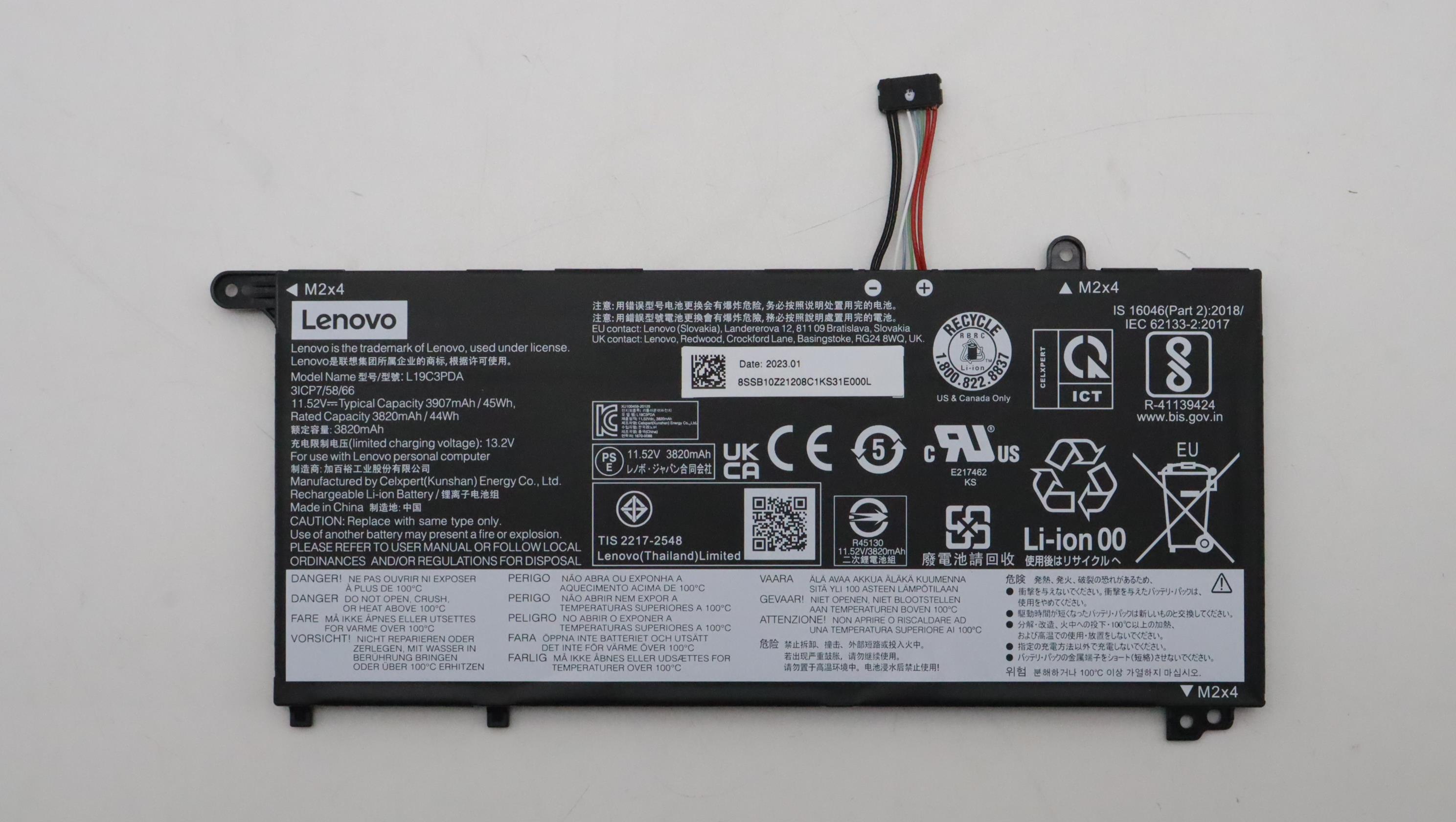 Lenovo  battery 5B10Z21202