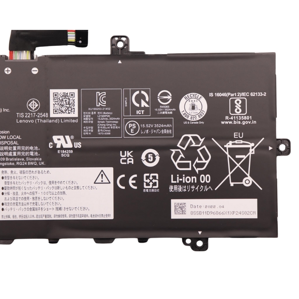 5B11D96864 - Original Lenovo Battery TB13 SP/A L21M4PD0 15.52V 56Wh 4celbty