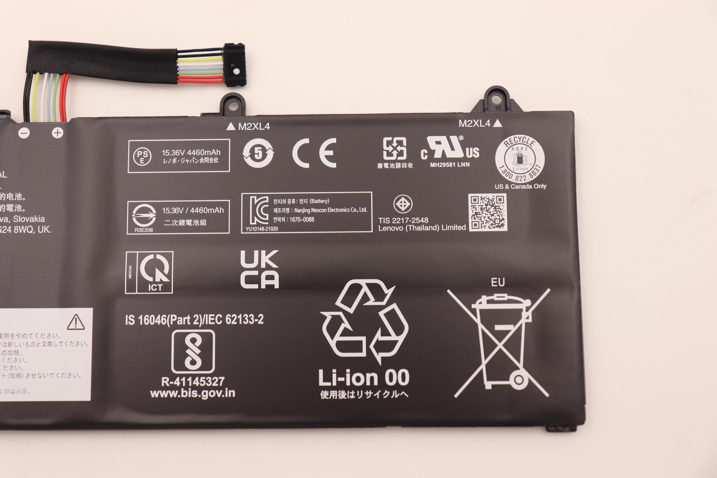 5B11F09740 - Original Lenovo BATTERY 4cell 71Wh 15.36V L21L4PD8 LG