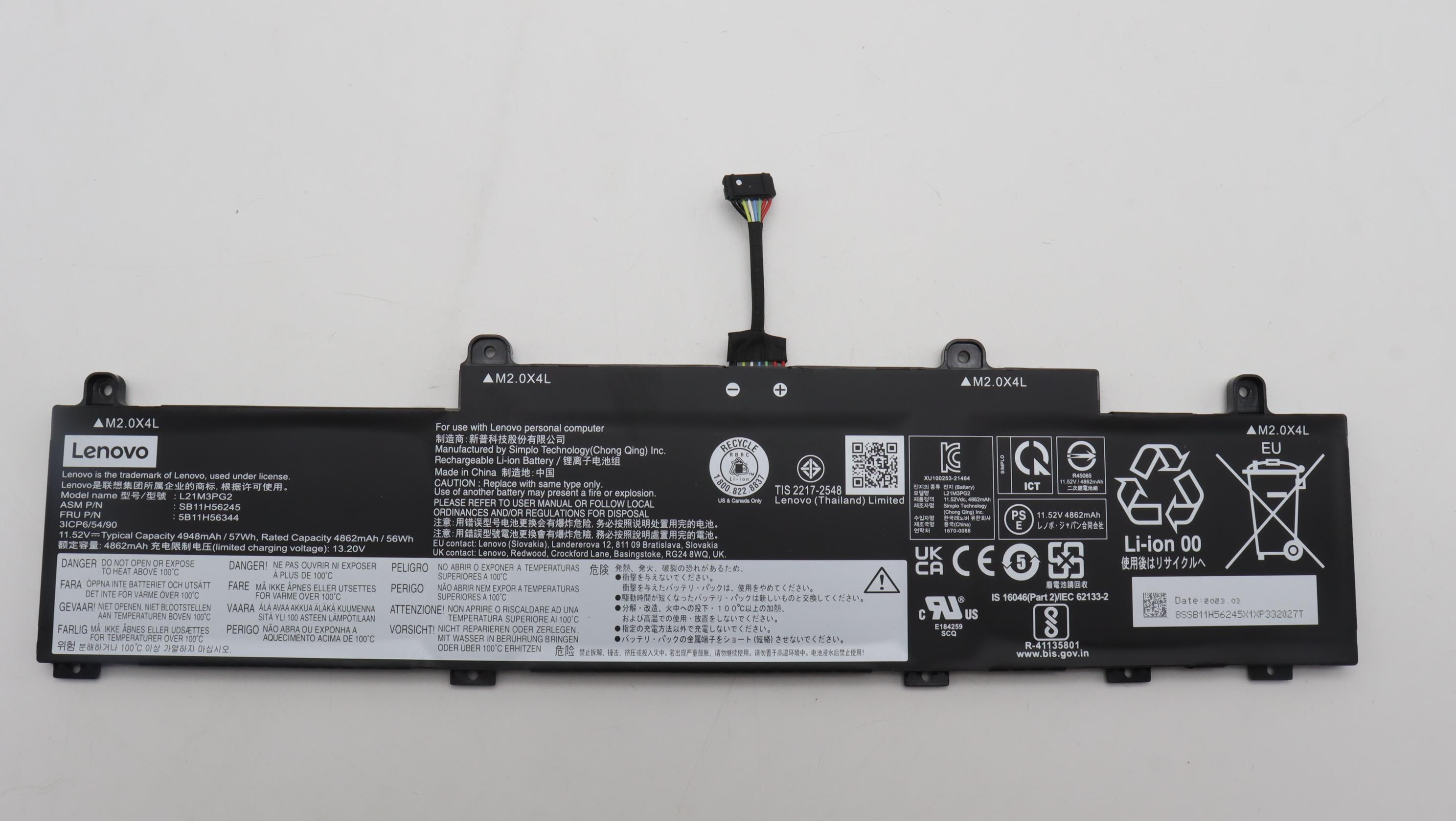 Lenovo  battery 5B11H56344