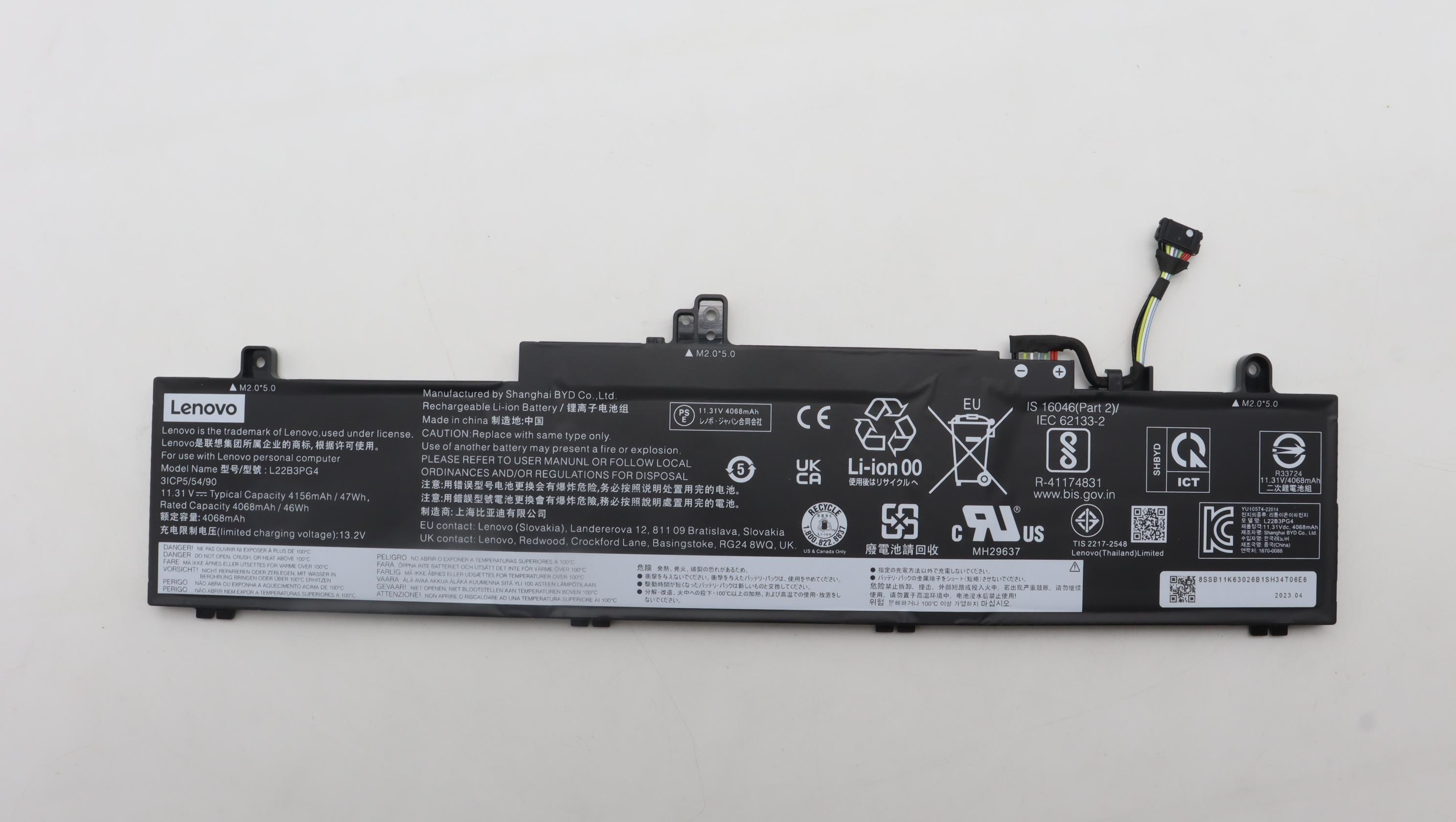 Lenovo  battery 5B11K63022