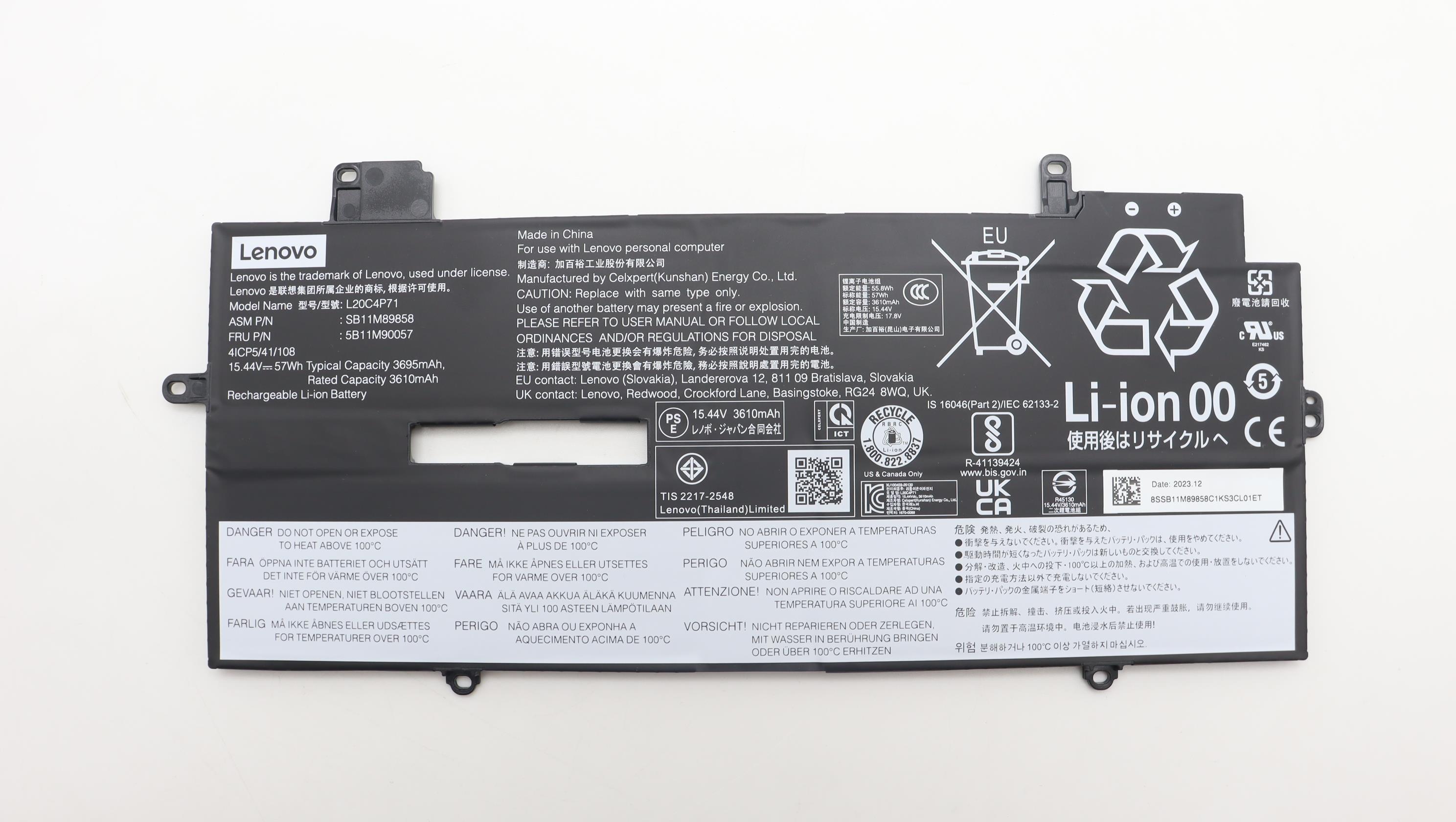 Lenovo  battery 5B11M90057
