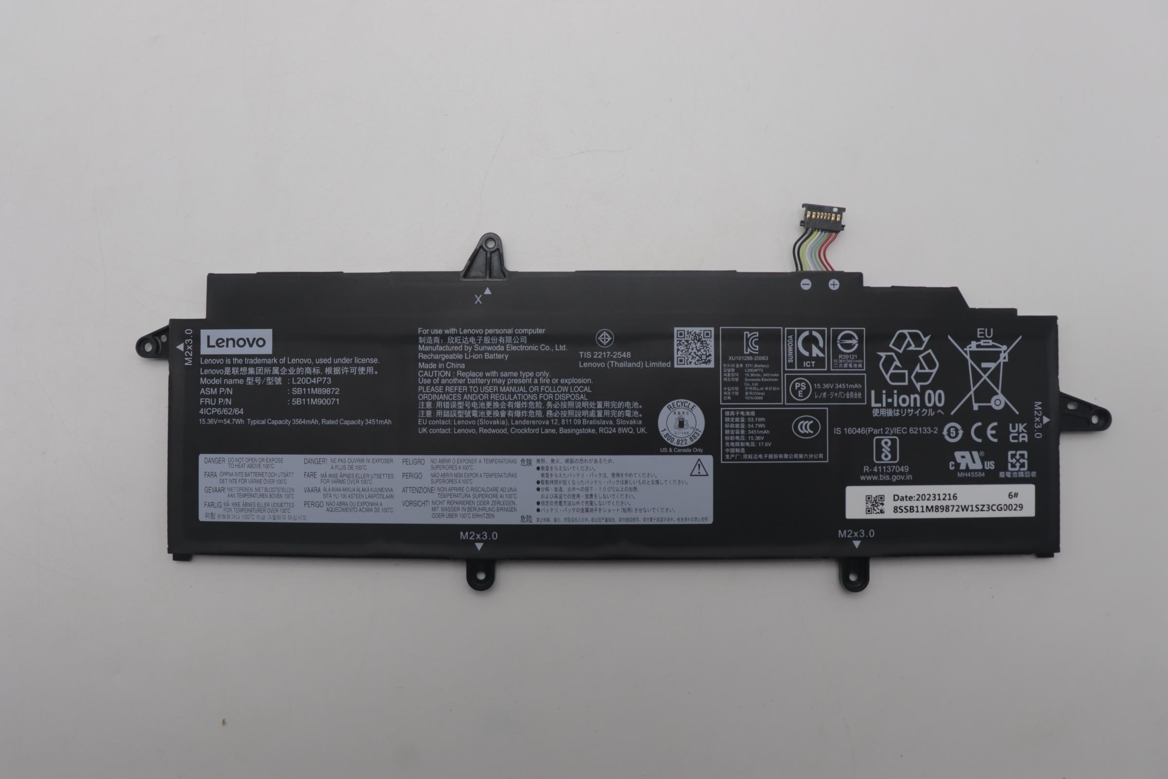 Lenovo  battery 5B11M90071