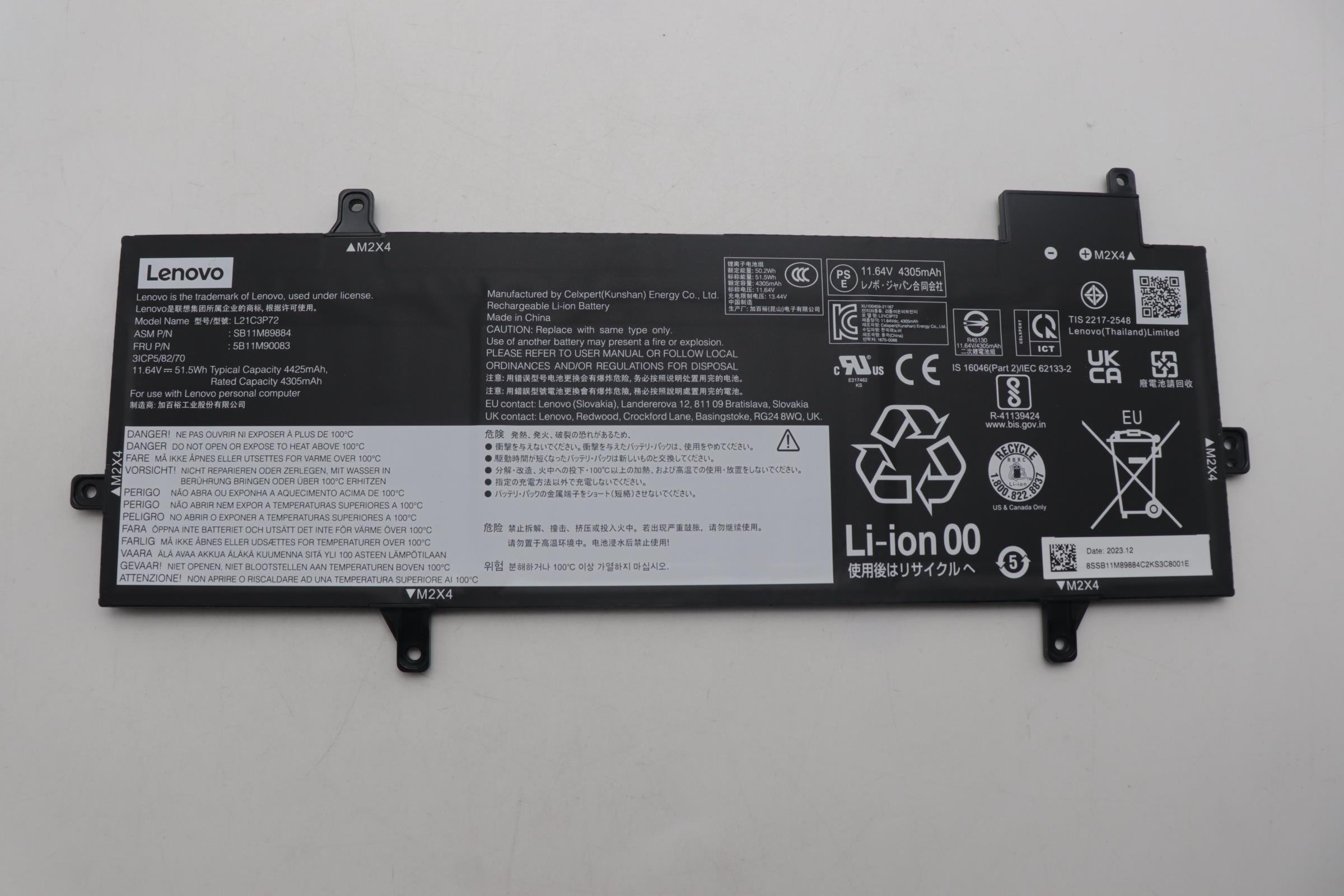 Lenovo  battery 5B11M90083