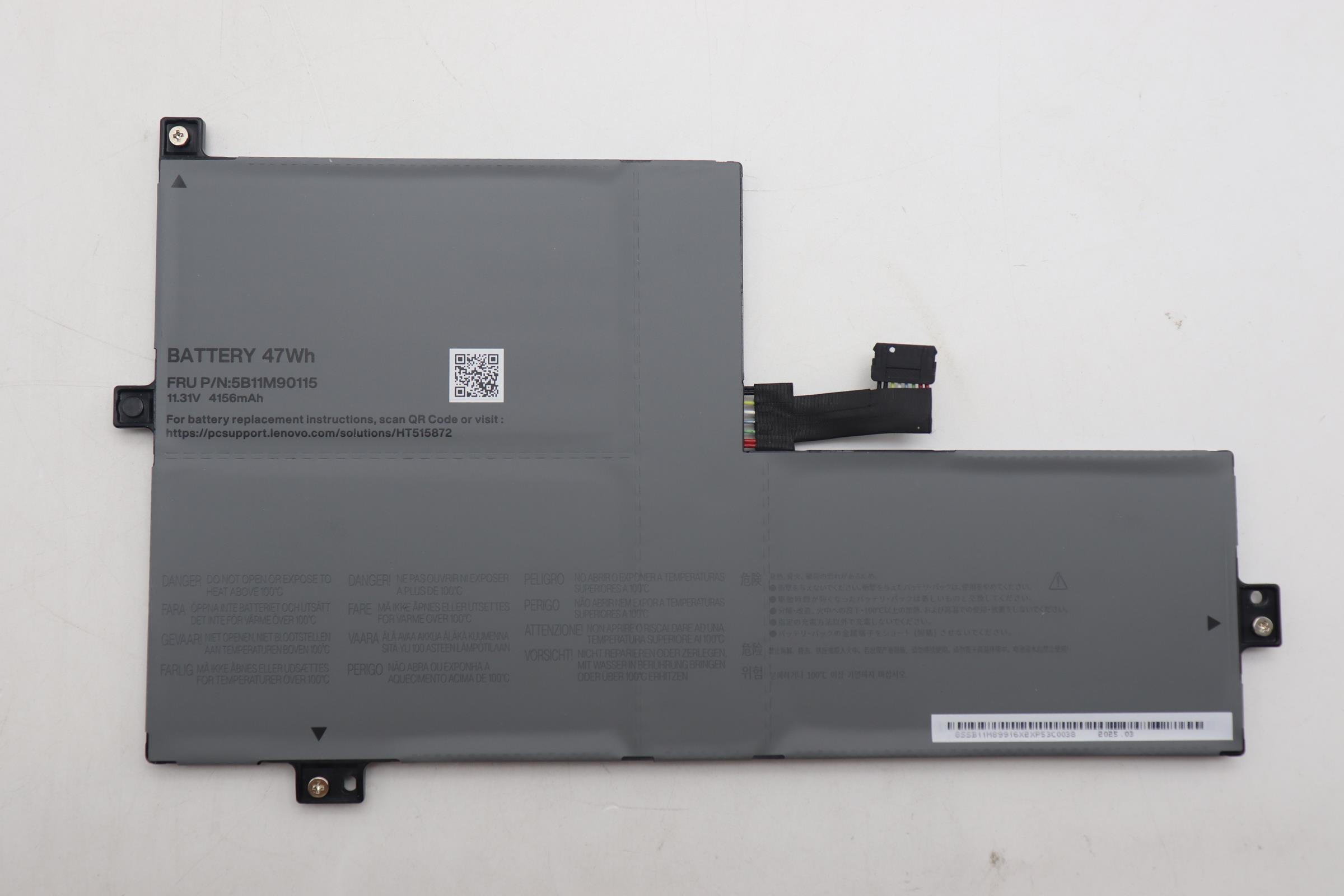 5B11M90115 - Original Lenovo Battery Internal, 3c 47Wh, LiIon, SMP, L24M3P74