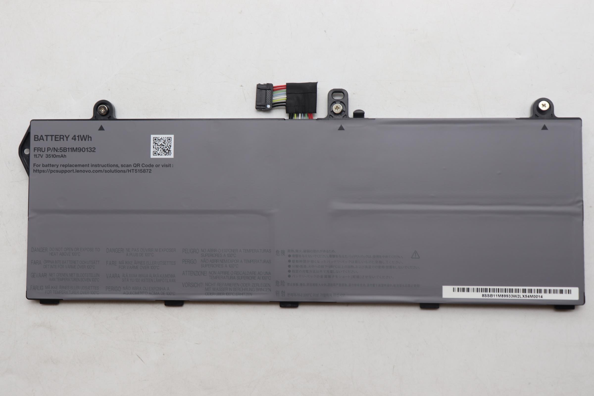 5B11M90132 - Original Lenovo Battery Internal, 3c 41Wh, LiIon, SWD, L24D3P7A