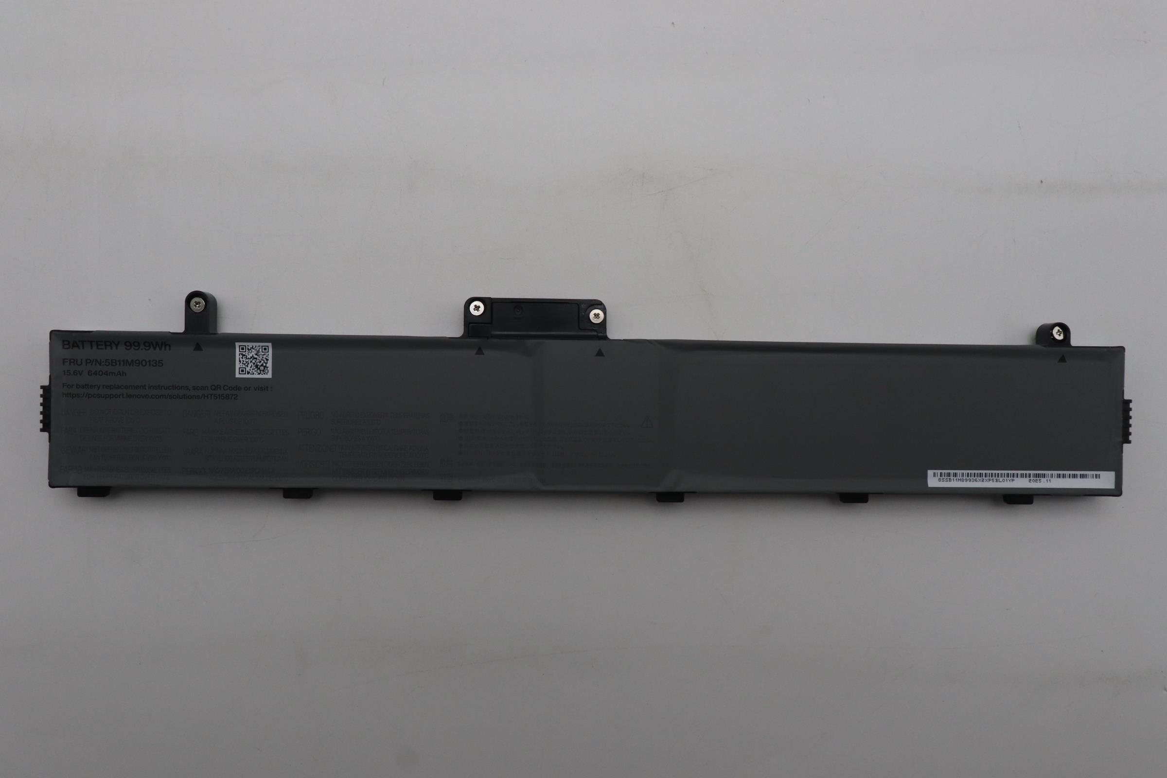 5B11M90135 - Original Lenovo Battery Internal, 4c 99Wh, LiIon, SMP