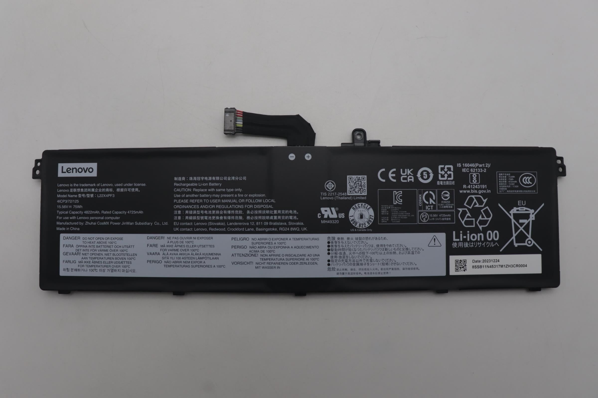 Lenovo  battery 5B11N45334