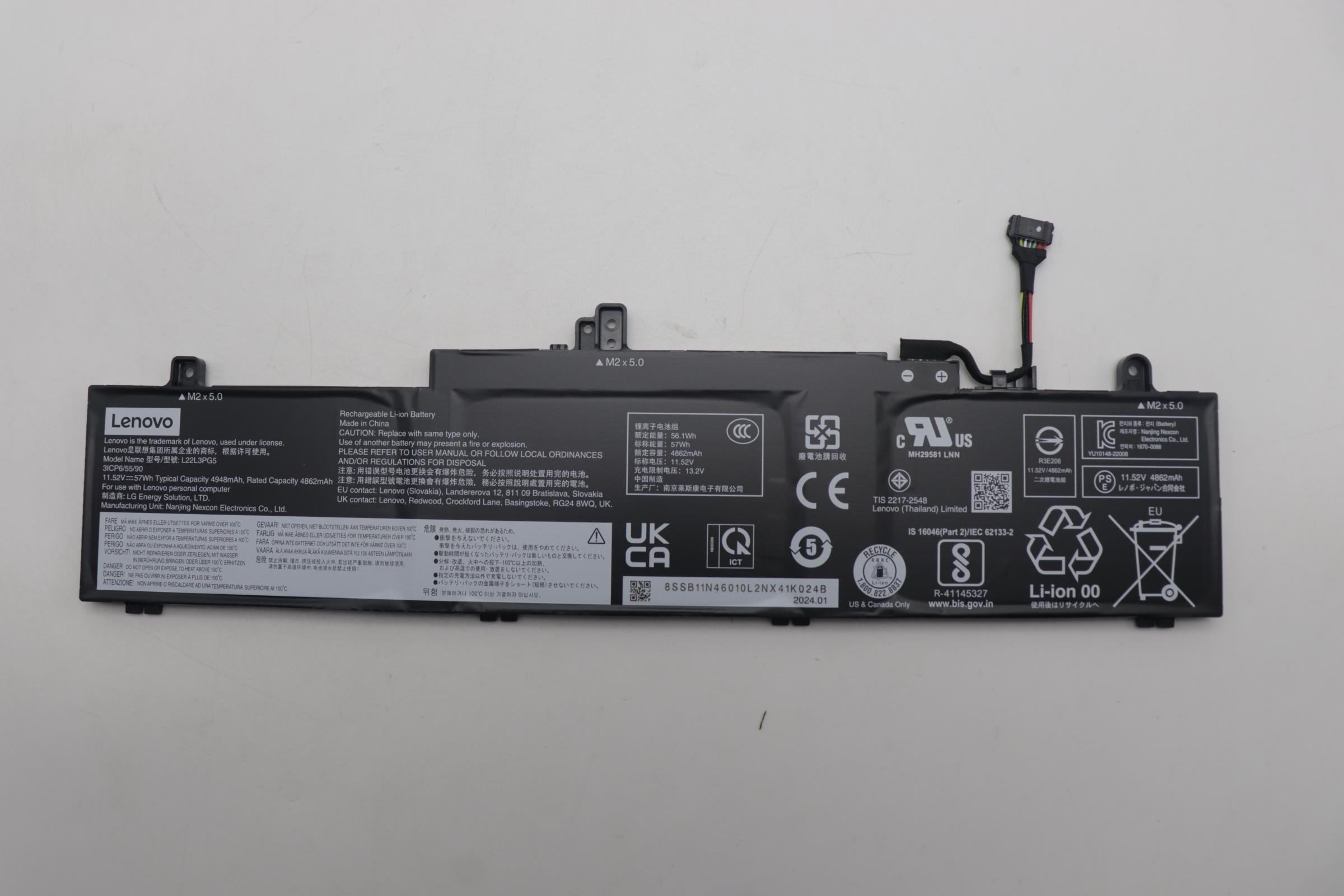 Lenovo  battery 5B11N46003