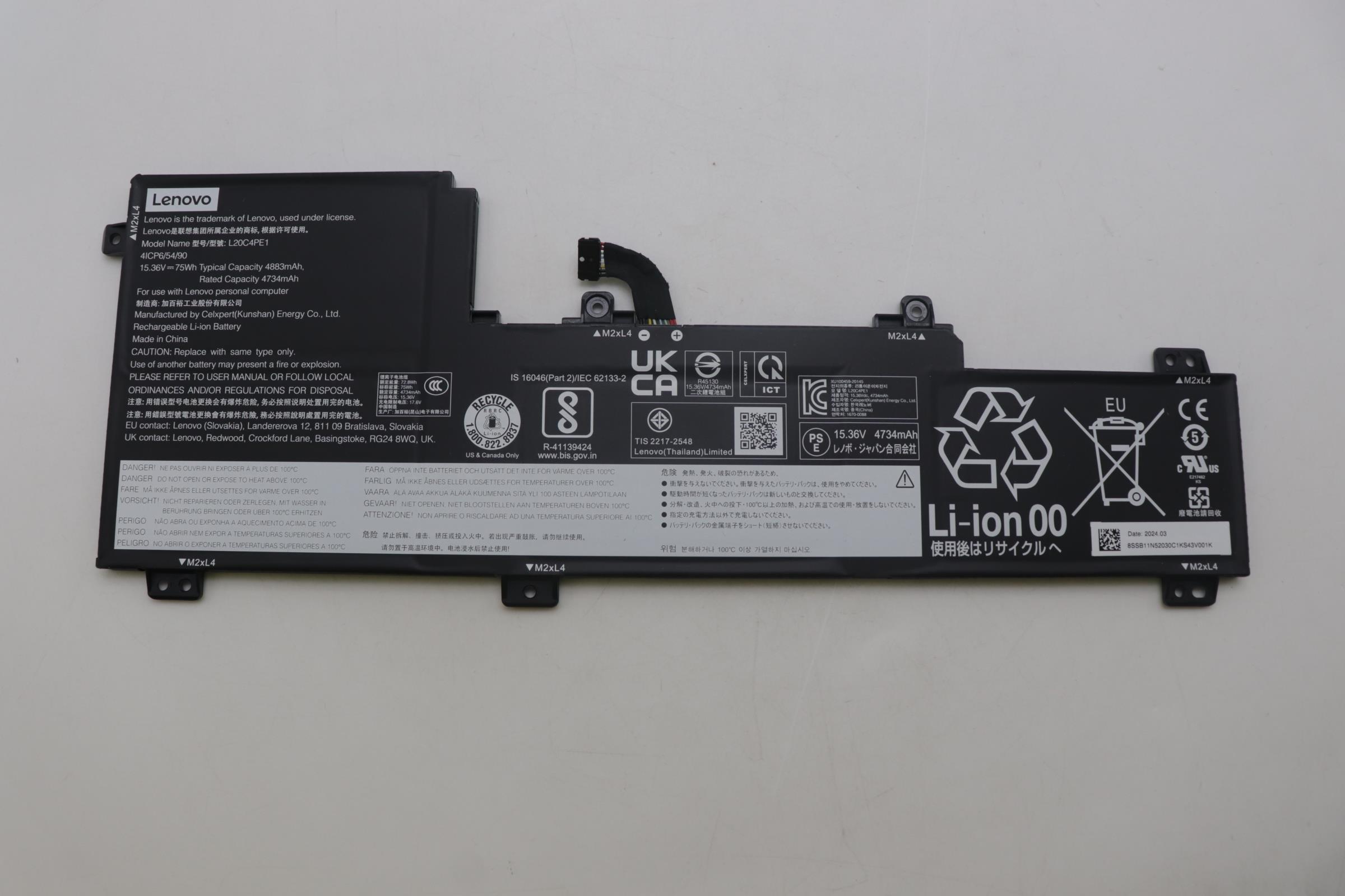 Lenovo  battery 5B11N52002