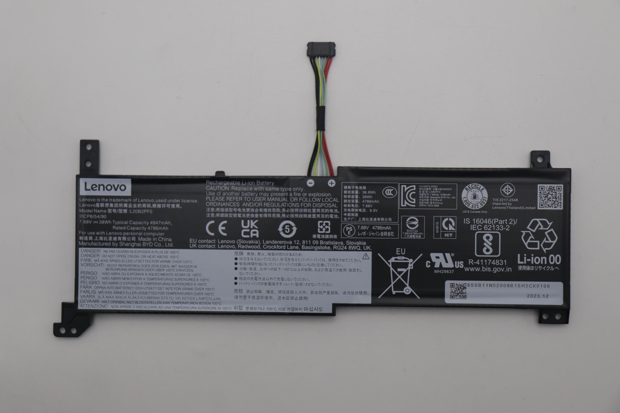 Lenovo  battery 5B11N52038