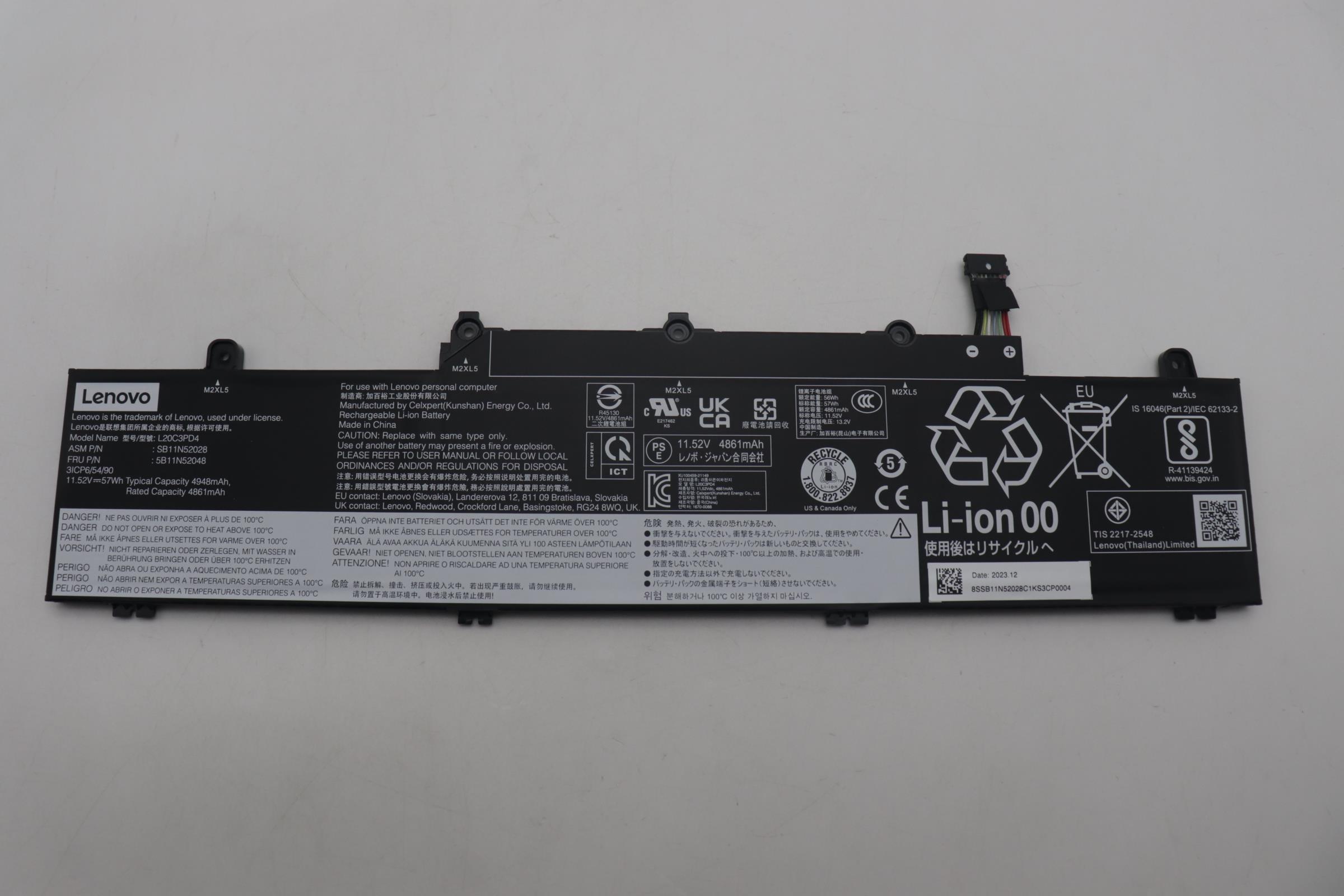 Lenovo  battery 5B11N52048