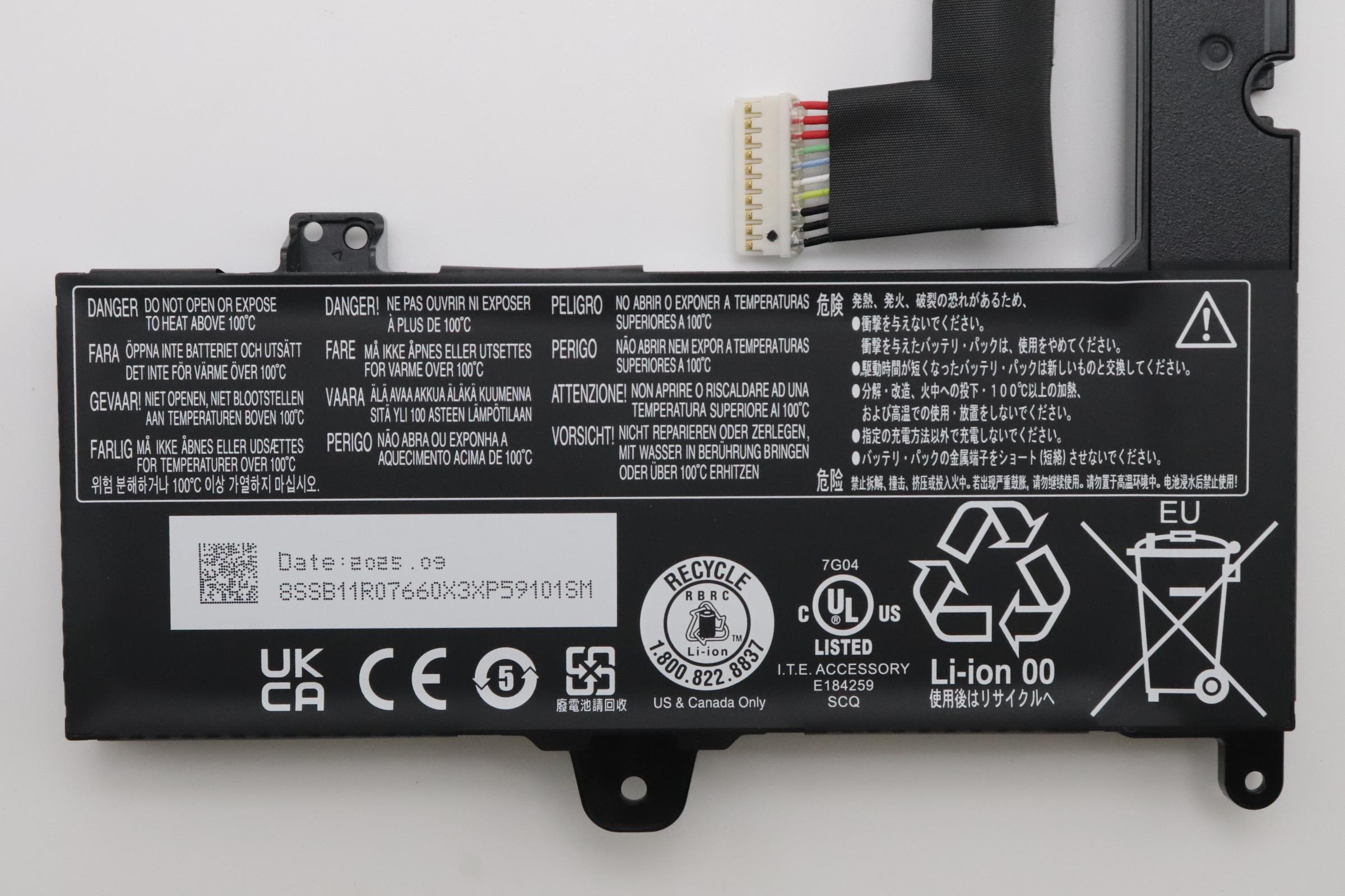 5B11R07661 - Original Lenovo Battery 4cell 74Wh 15.6V L24M4PK9 SP/B