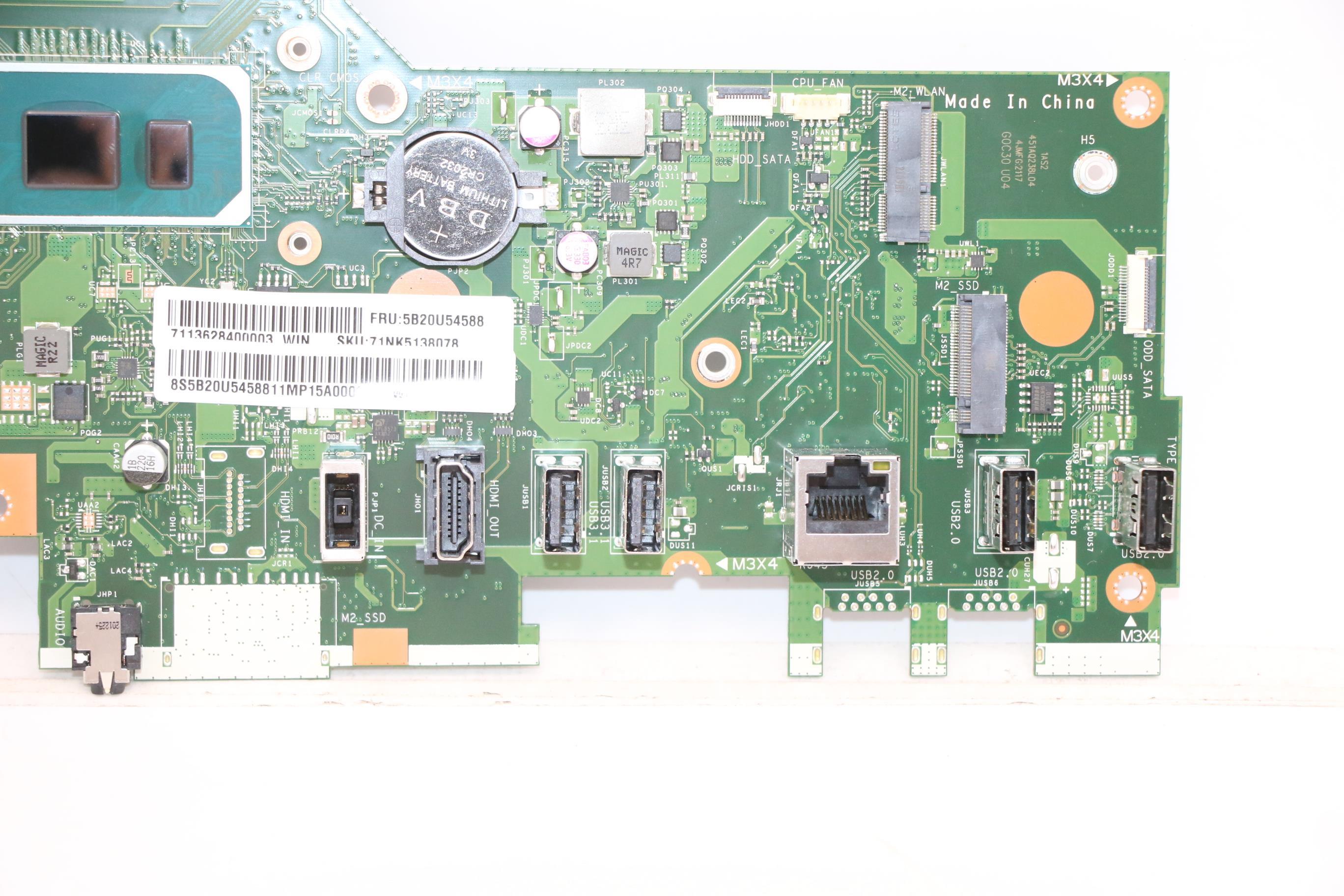 Lenovo Part  Original Lenovo Motherboard A360 ITL i5-1135G7,UMA,HDMI OUT, WIN DPK