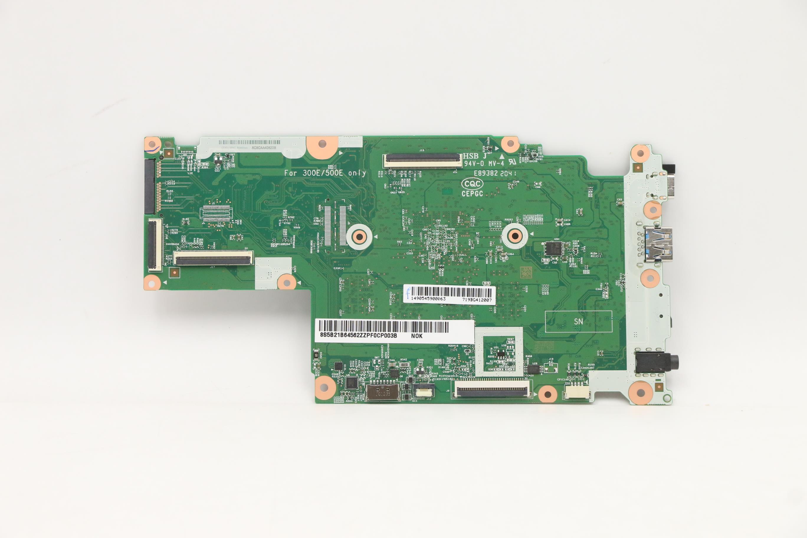 5B21B64562 - Original Lenovo System Board BDPLANAR MBL81MB NOK N4020UMA 4G 32G