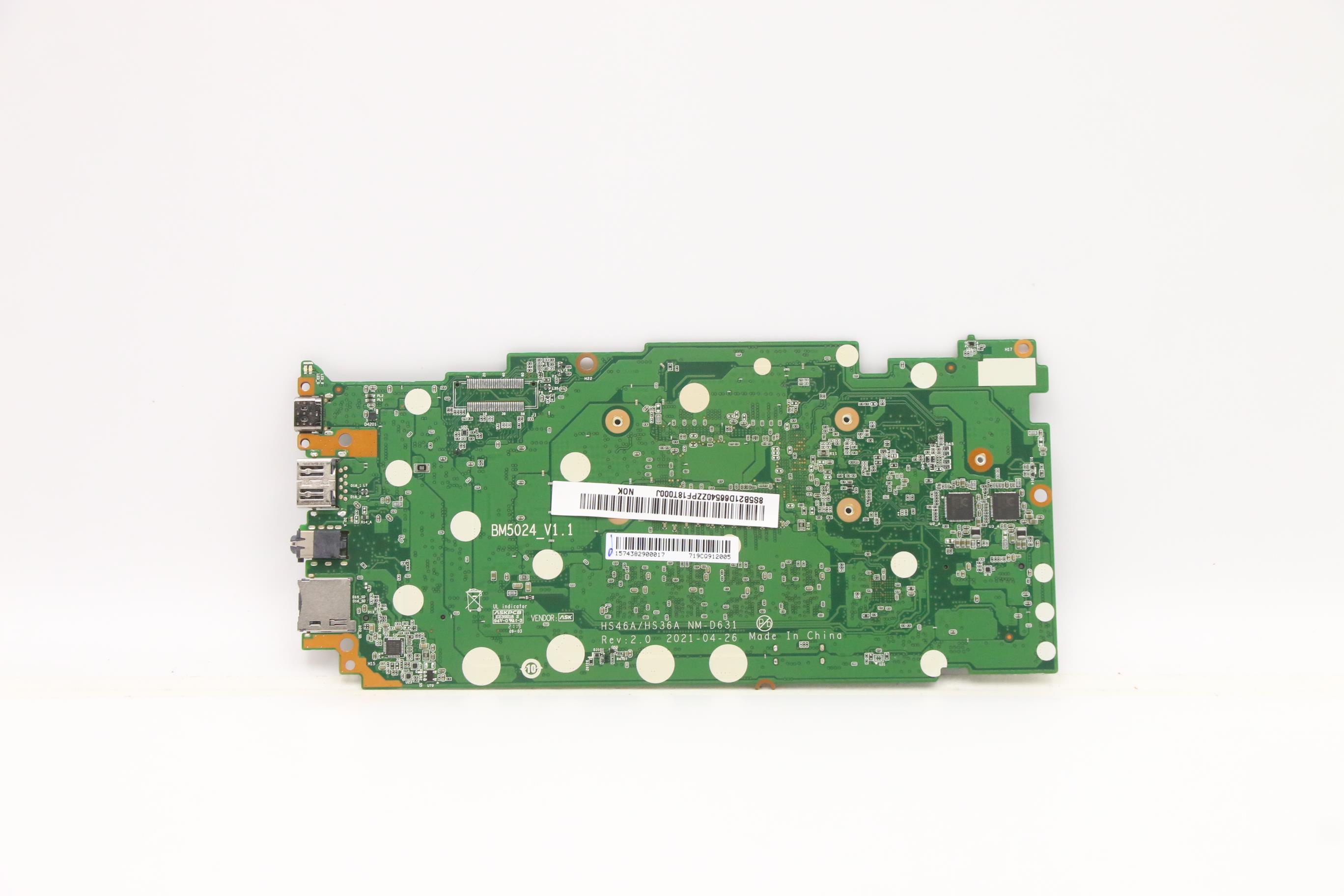 5B21D66540 - Original Lenovo MB L 82M7 NOK I31115G4 UMA8G BL