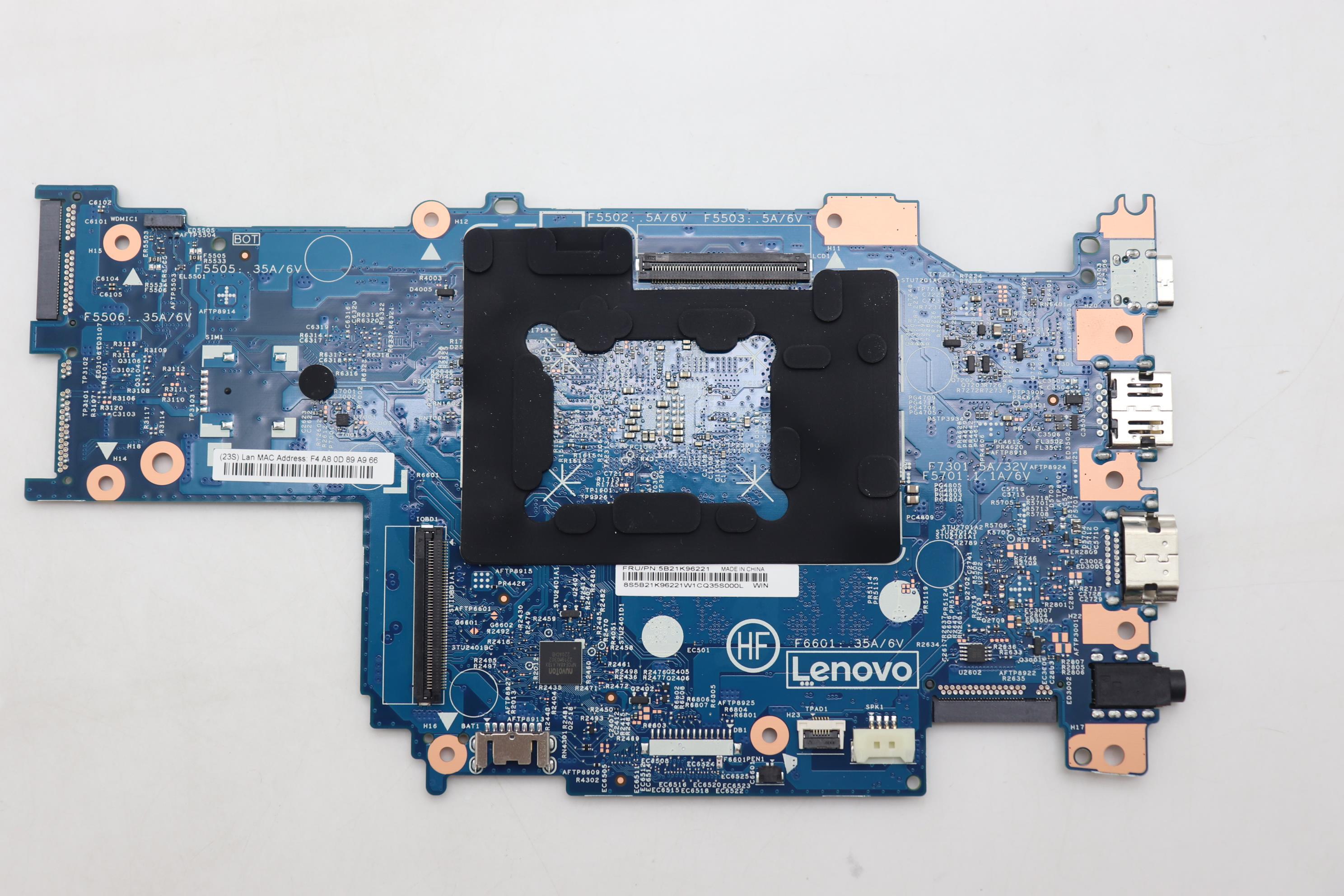 5B21K96221 - Original Lenovo System Board N200 8G NWW WIN N-AMT YTPM YABS