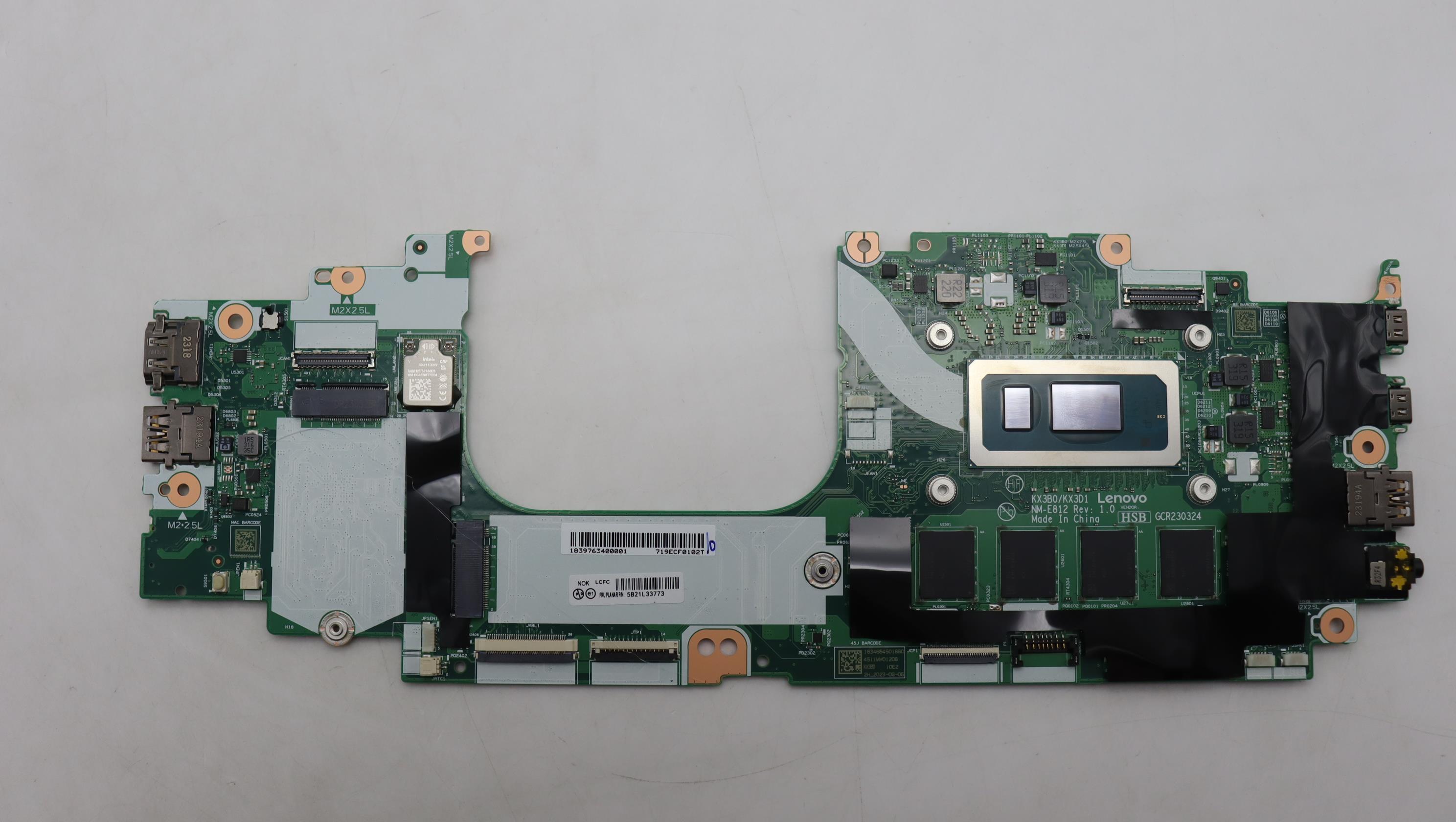 5B21L33773 - Original Lenovo Motherboard BDPLANAR i7-1355U16GNOK nA yAB yDT DI