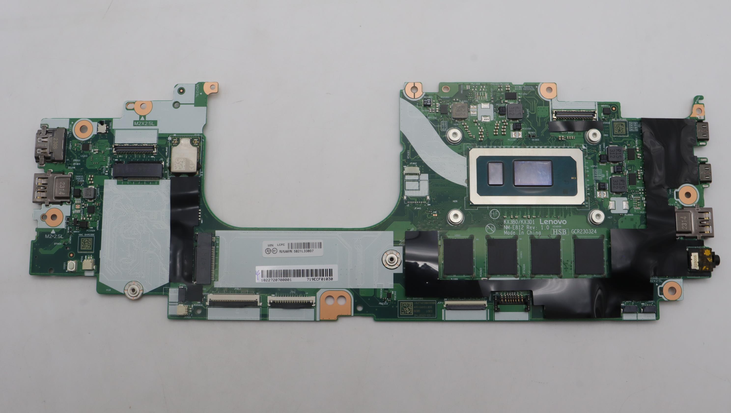 5B21L33807 - Original Lenovo System Board i5-1345U16GWIN yA yAB yDT NE