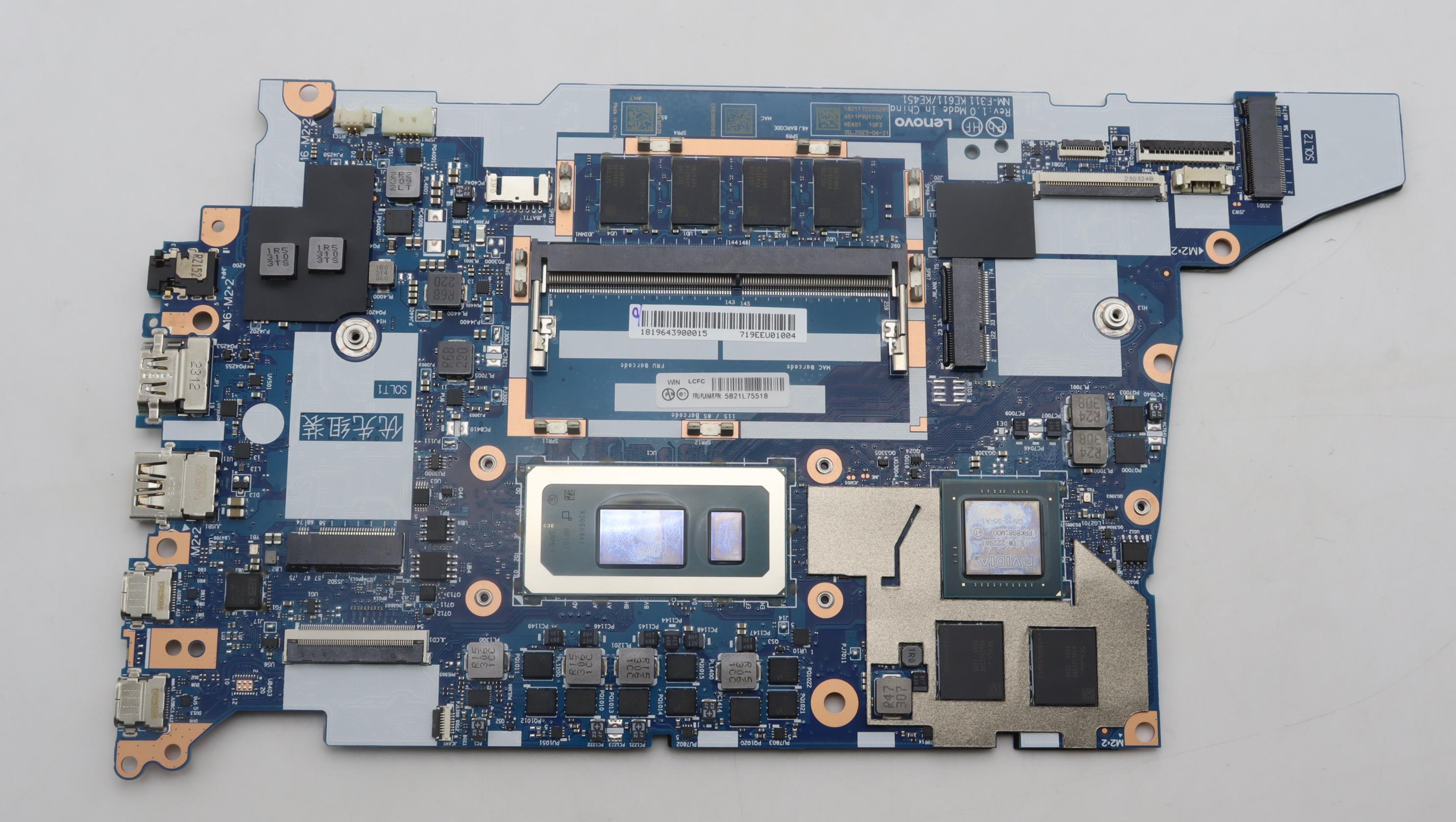 Lenovo ThinkPad E14 Gen 5 (21JK, 21JL) Laptops SYSTEM BOARDS - 5B21L75518