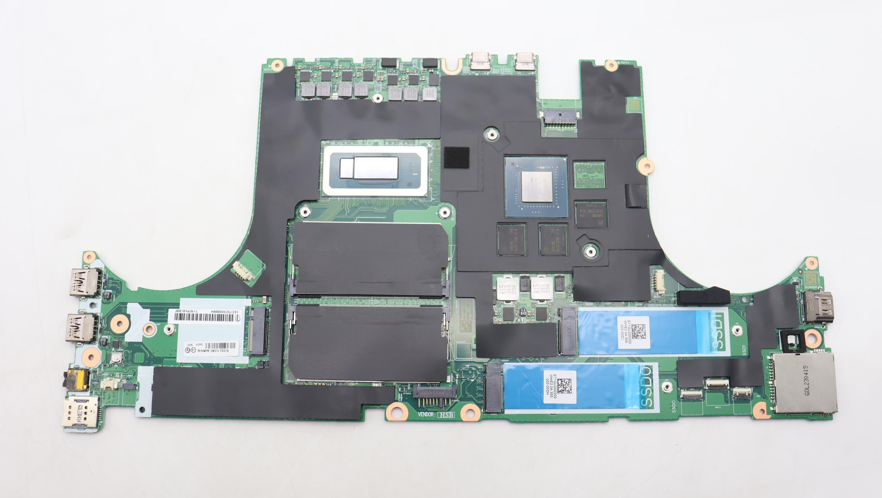 Lenovo P16v Gen 1 (21FC, 21FD) Laptop (ThinkPad) SYSTEM BOARDS - 5B21L75576