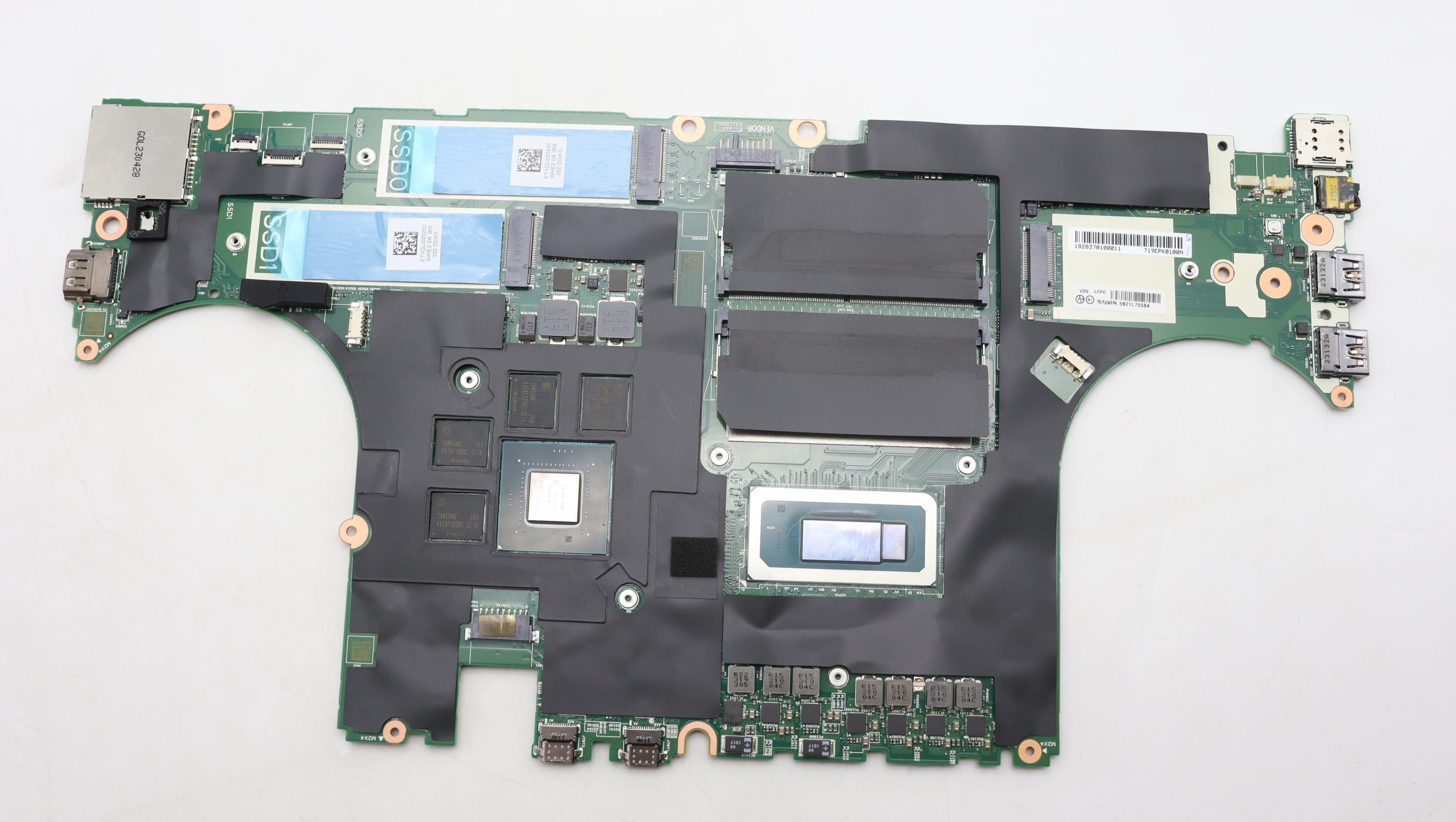Lenovo P16v Gen 1 (21FC, 21FD) Laptop (ThinkPad) SYSTEM BOARDS - 5B21L75584