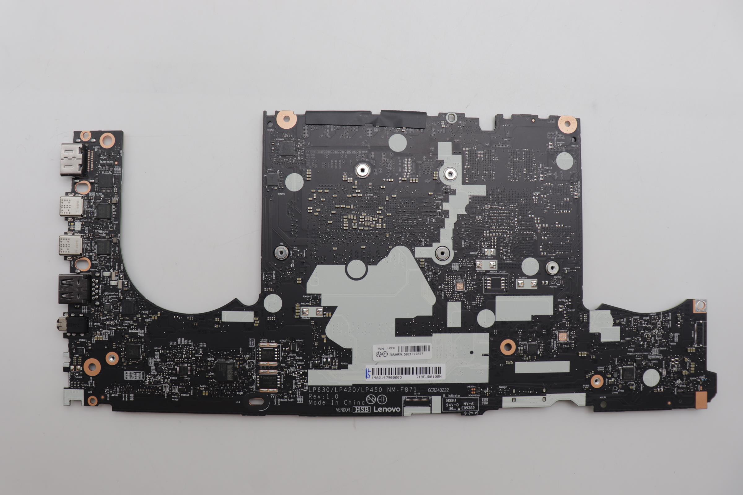 5B21P72827 - Original Lenovo System Board FLU5125HAX211WINnAyDTyABDI