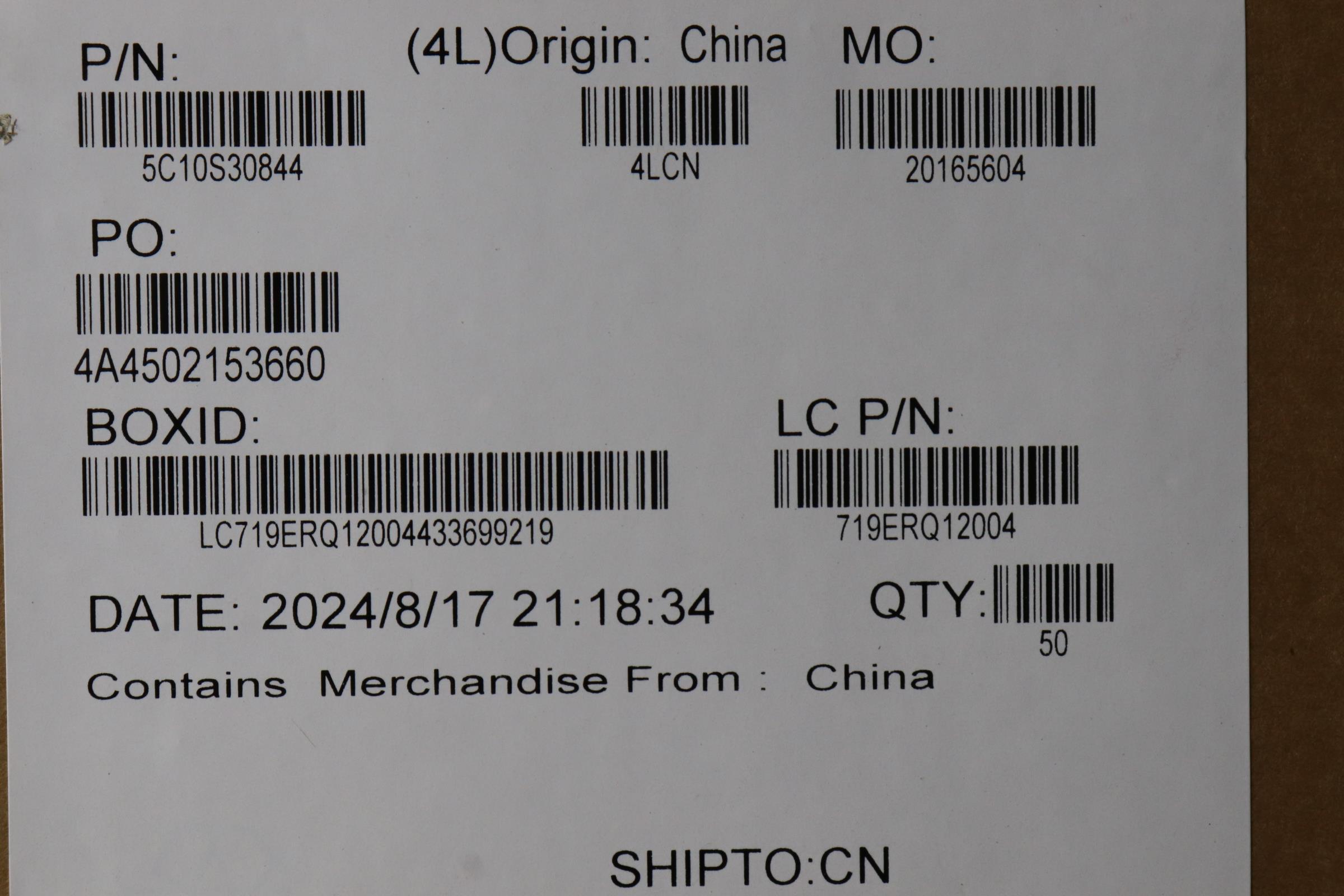5C10S30844 - Original Lenovo CABLE Cable L 82Y5 Touchpad MGE