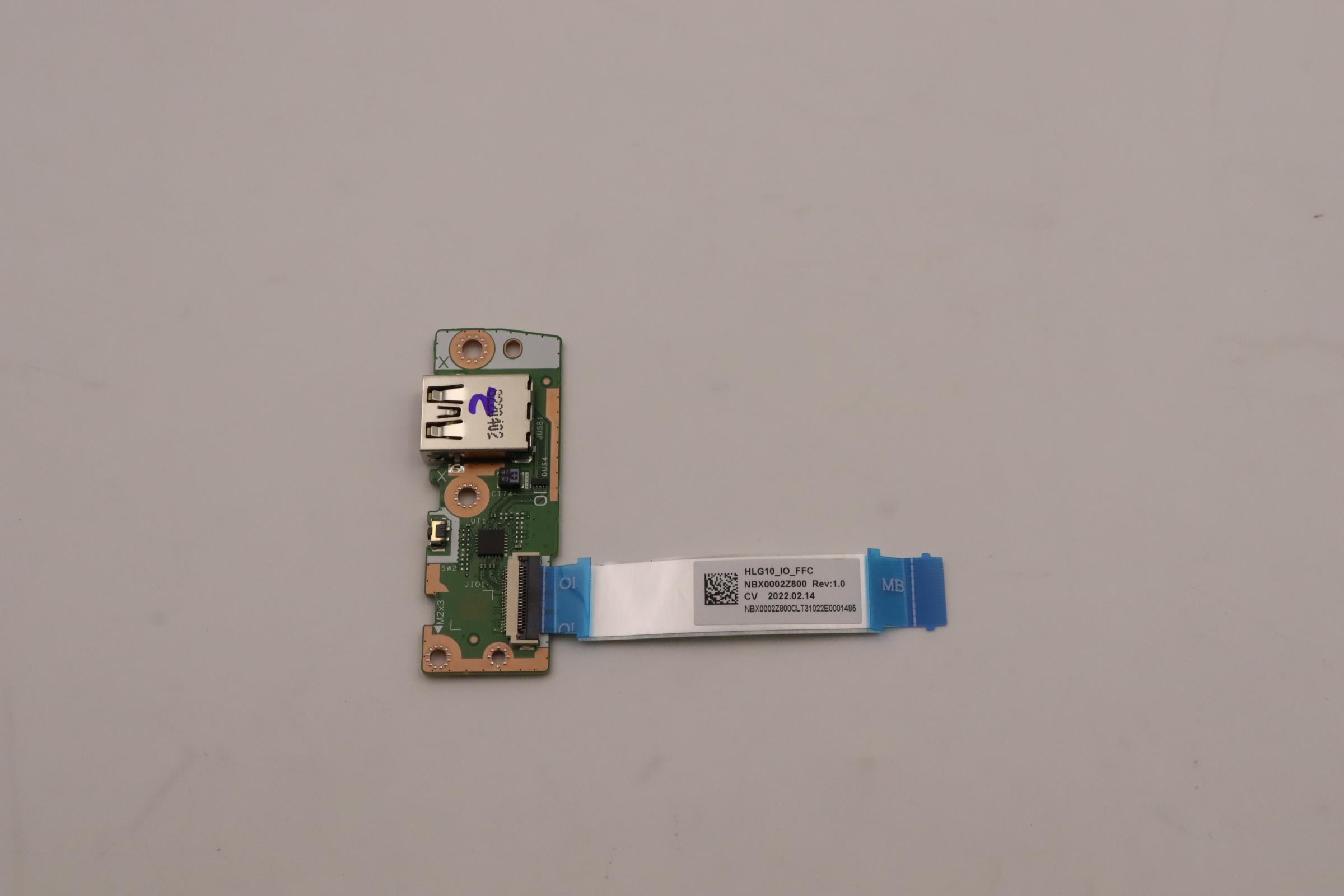 thumbnail image 2 of Lenovo 5C50S73036 Card Reader USB Port Board - Internal PCB Component 2 of 3
