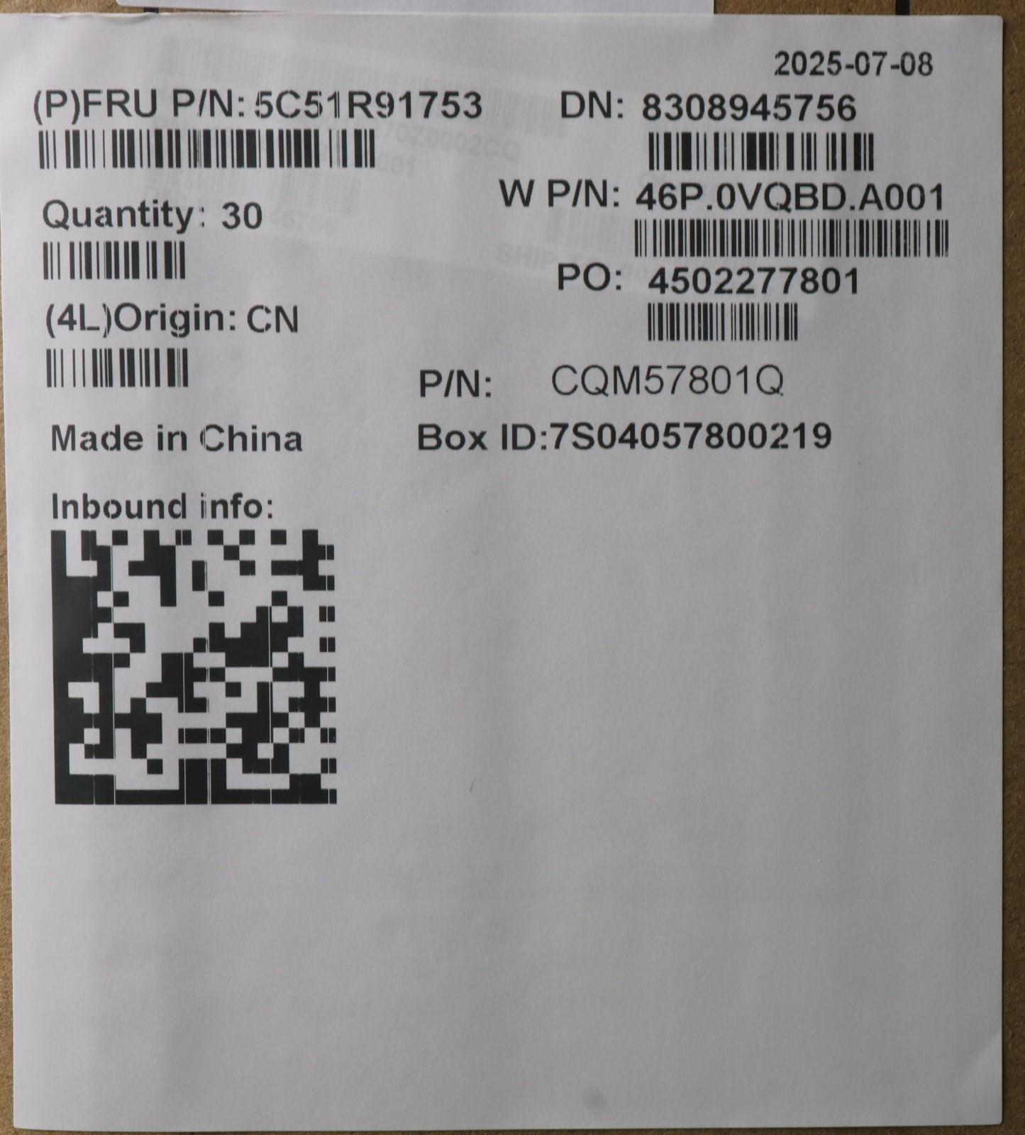 5C51R91753 - Original Lenovo CARDPOP IO board BD/243551 Cook-2