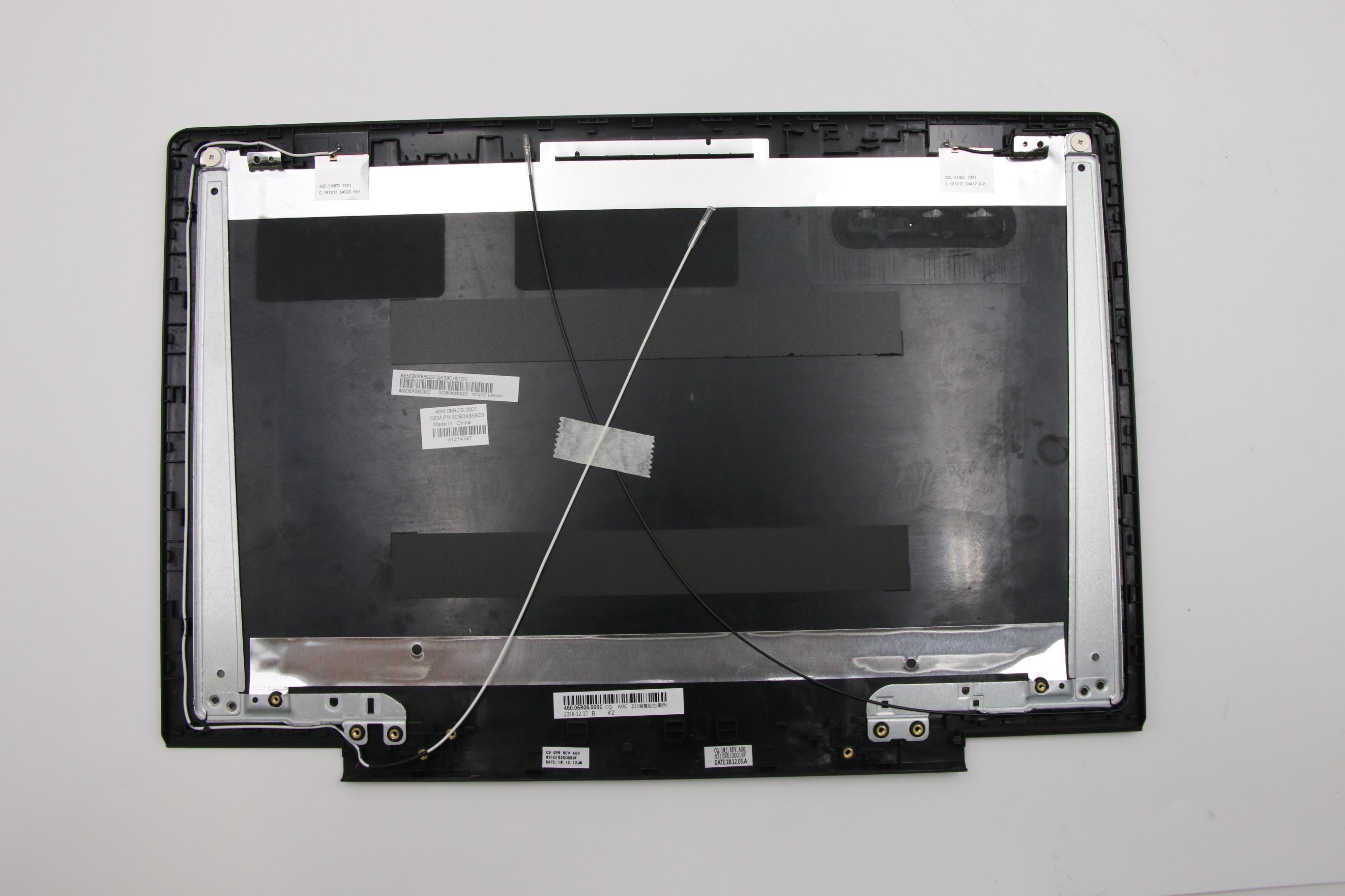 5CB0K85923 - Original Lenovo LCD Cover W 80RU Black W/ANTENNA
