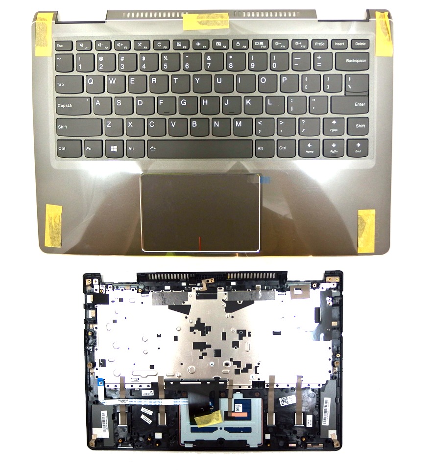 Lenovo IdeaPad Yoga 710-14ISK Laptop C-cover with keyboard - 5CB0L47295