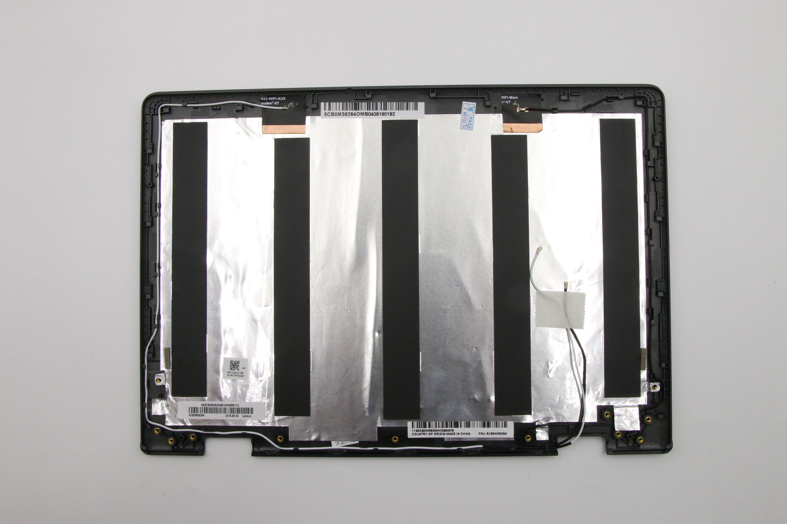 5CB0M36264 - Original Lenovo LCD Cover B 80U2 W/Antenna Black