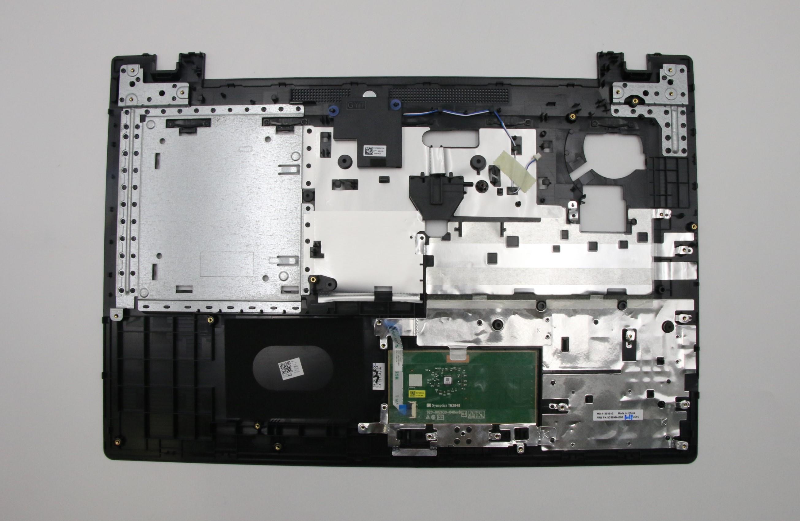 Lenovo Part  Original Lenovo Upper Case L80VK BLACK TEXTURE W/SPEAKER _TP_TP FFC MYLAR