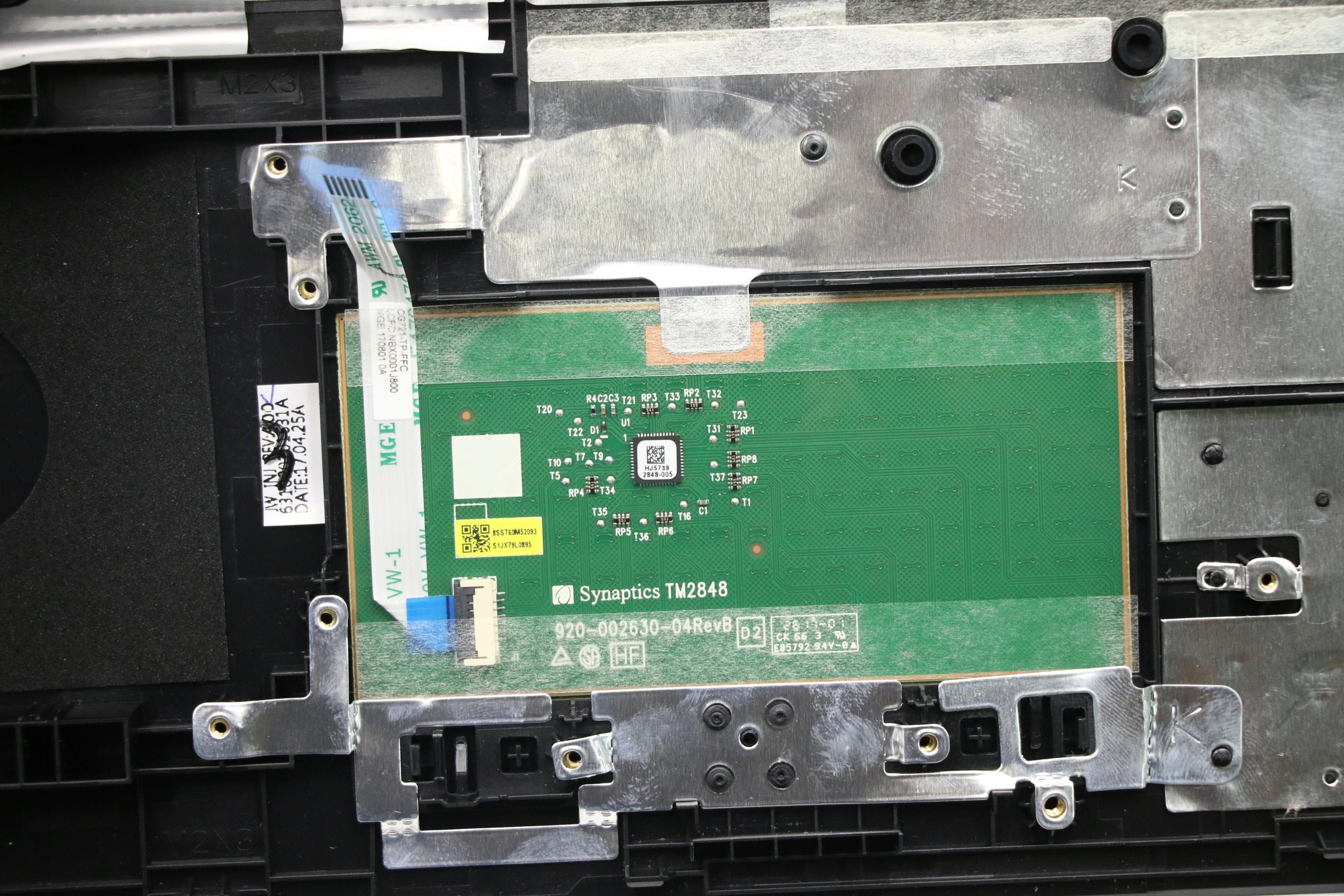 5CB0M44298 - Original Lenovo Upper Case L80VK BLACK TEXTURE W/SPEAKER _TP_TP FFC MYLAR