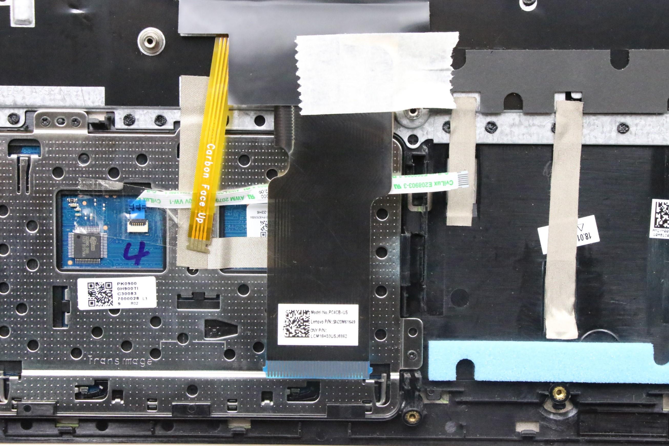 5CB0N67686 - Original Lenovo Upper Case C80X8YOGAGDMFPBLW/KBUS