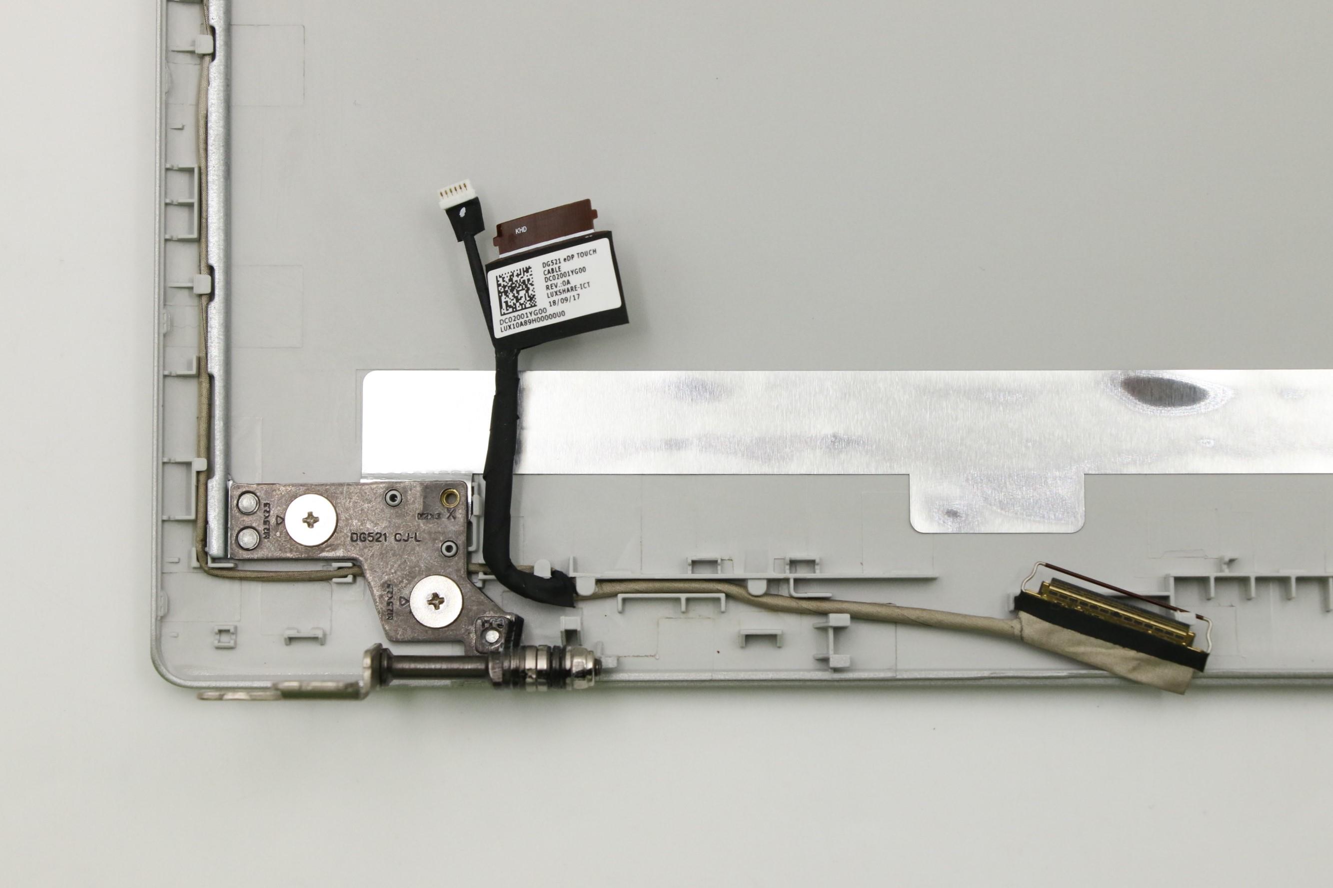 5CB0N86847 - Original Lenovo LCD COVER L80XN TOUCH PLATINUM GREY PAINTING WANTENNA EDP CABLE HINGE ASSY