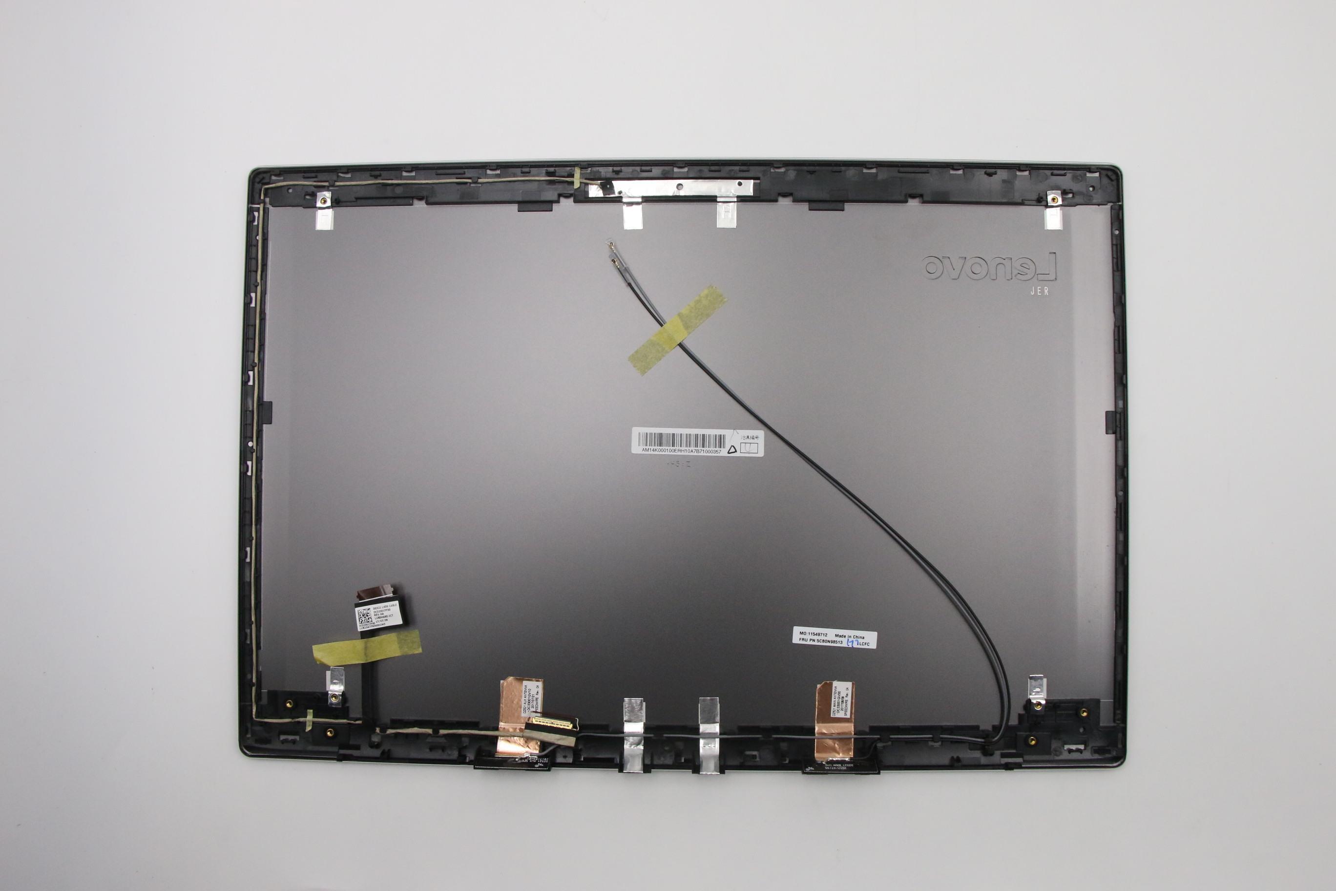 5CB0N98513 - Original Lenovo LCD COVER ASSY  L80YL IRON GREY ANODIZING W/ANTENNA W/EDP CABLE