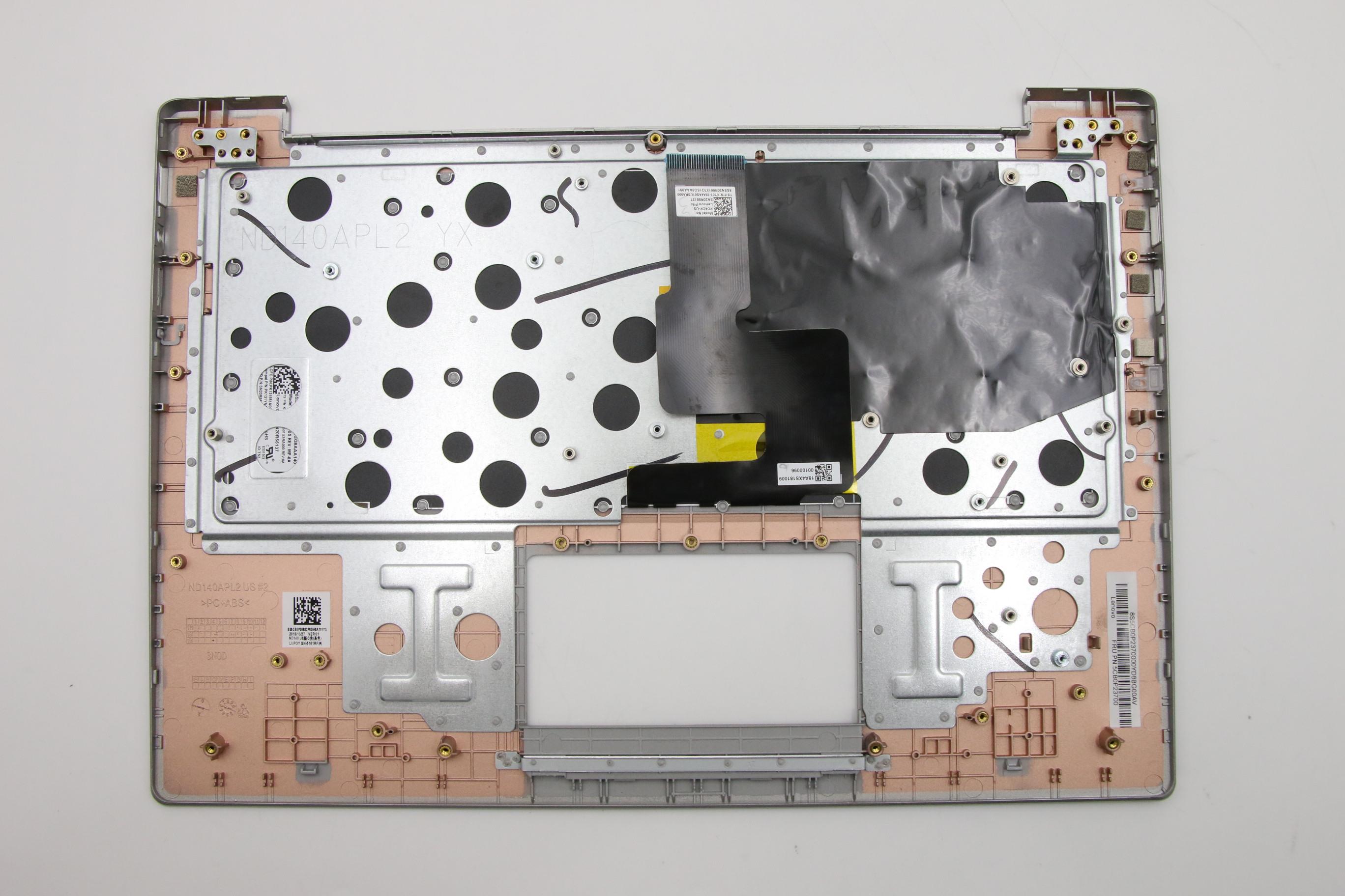 5CB0P23700 - Original Lenovo Up Case ASM 3N 81A5 W/KB US Grey