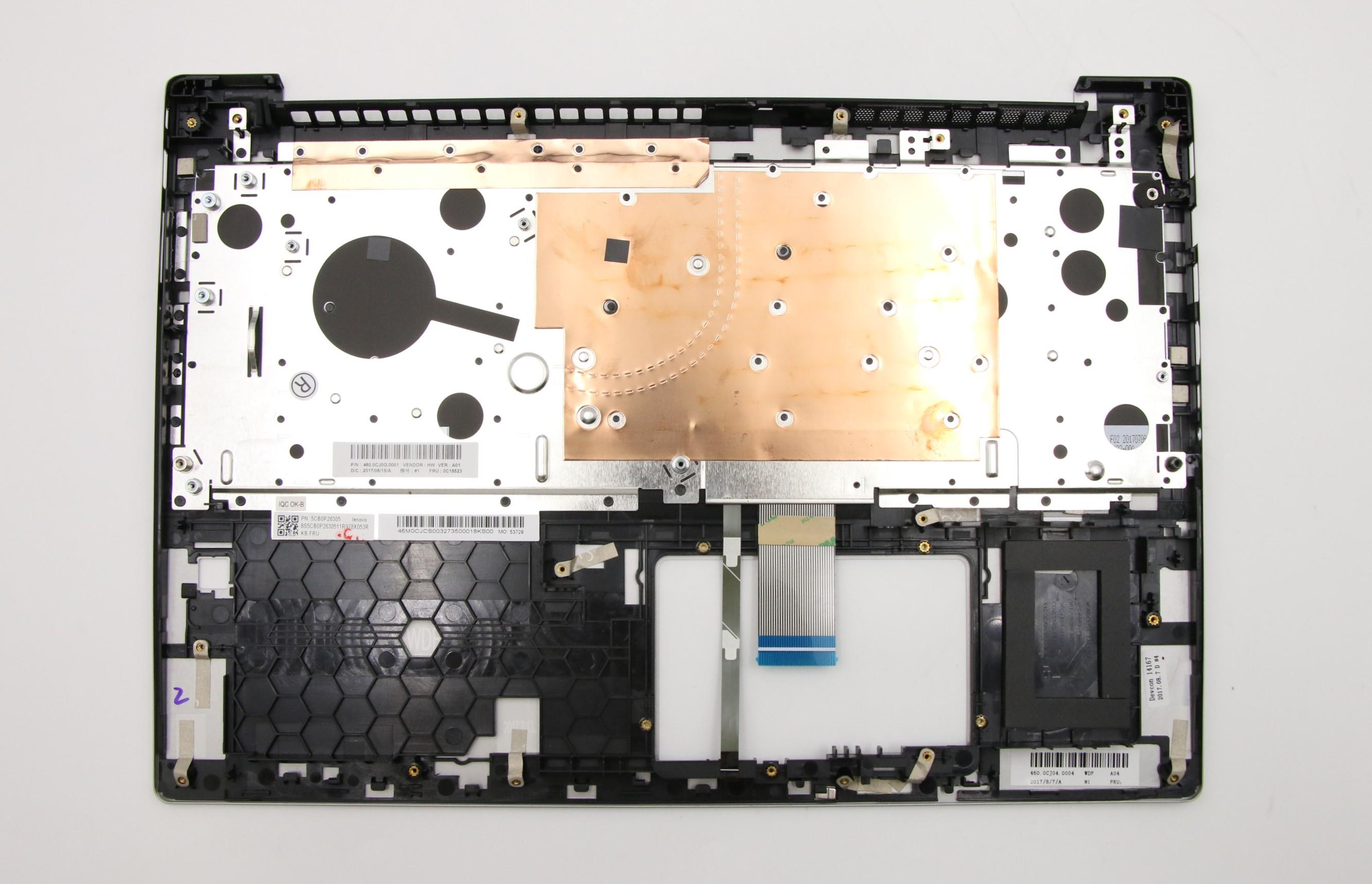5CB0P26305 - Original Lenovo UpperCase W 81AG W/KB BL US