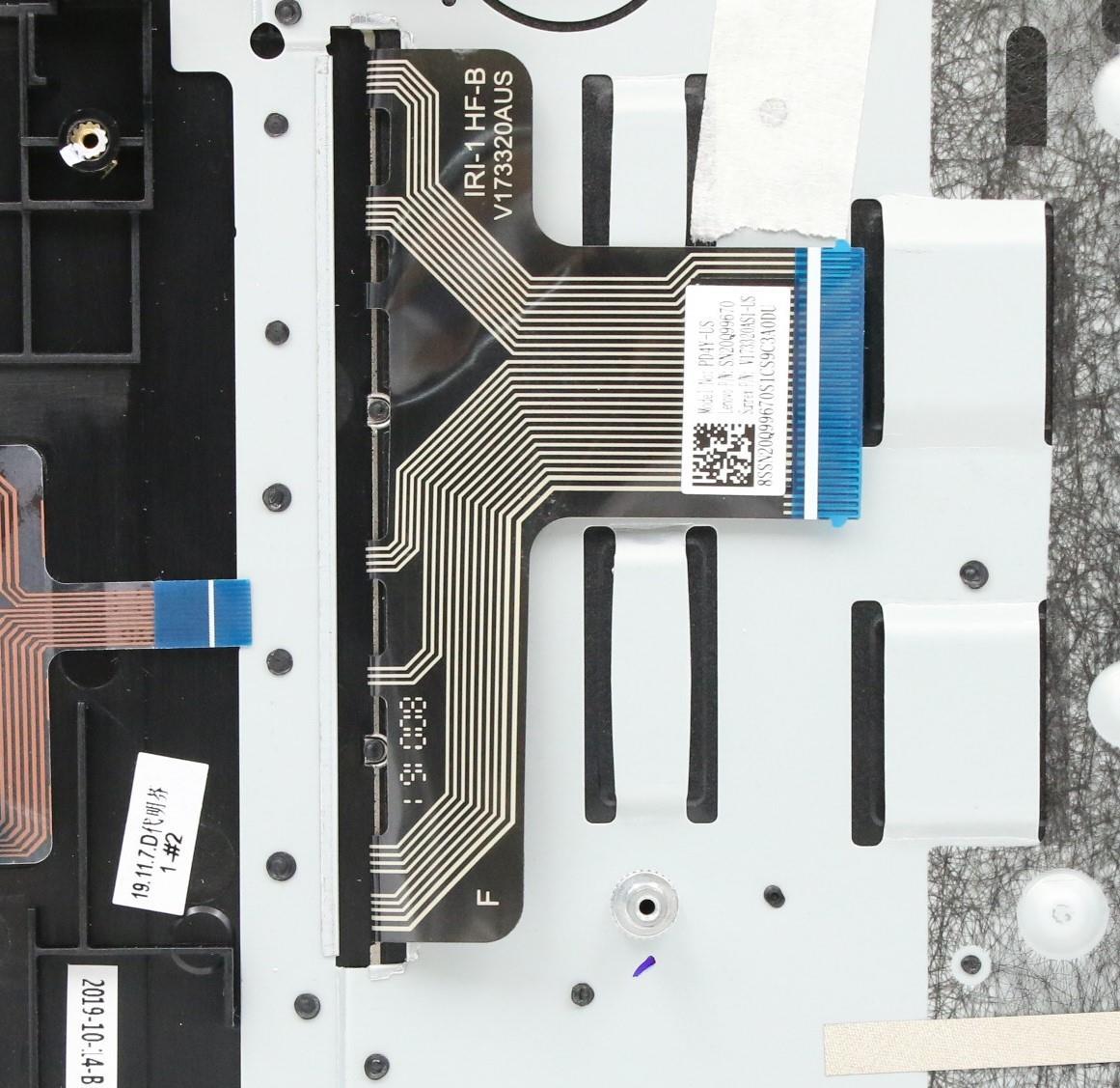 5CB0S16450 - Original Lenovo Upper Case C 81HE BKW/TPKB BL USA
