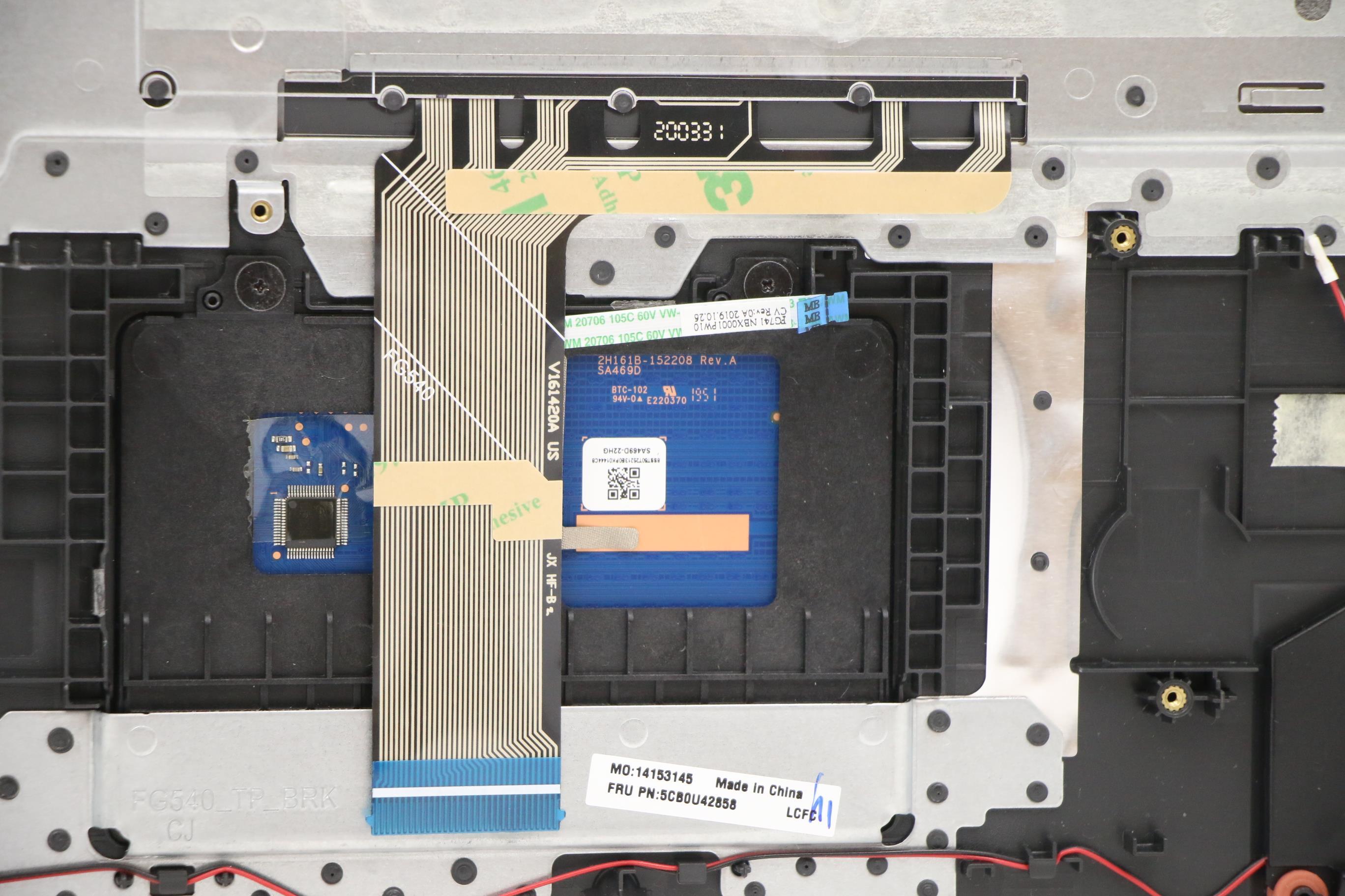 5CB0U42858 - Original Lenovo Upper Case ASM_US L 81LL NBL
