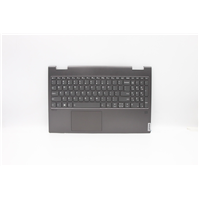 Lenovo Yoga C740-15IML Laptop (Lenovo) C-cover with keyboard - 5CB0U43813