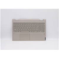 Lenovo Yoga C740-15IML Laptop (Lenovo) C-cover with keyboard - 5CB0U43844