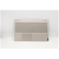 Lenovo Yoga C740-15IML Laptop (Lenovo) C-cover with keyboard - 5CB0U43851